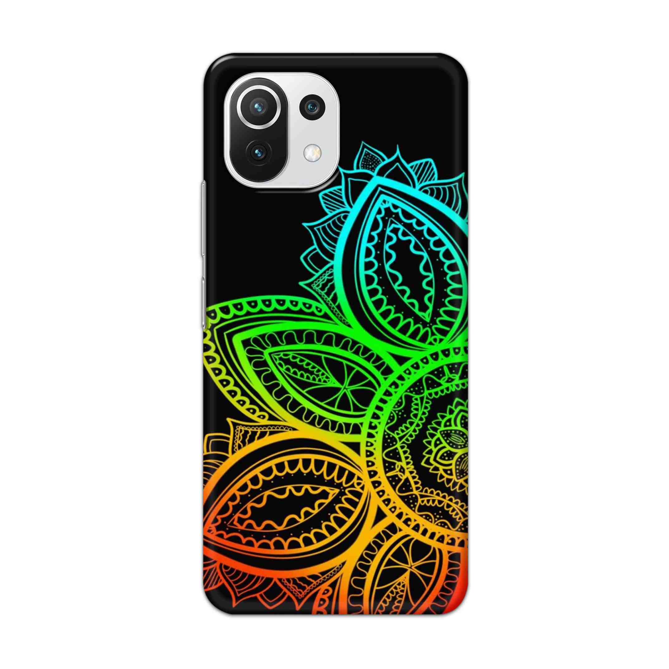 Buy Neon Mandala Hard Back Mobile Phone Case Cover For Mi 11 Lite NE 5G Online