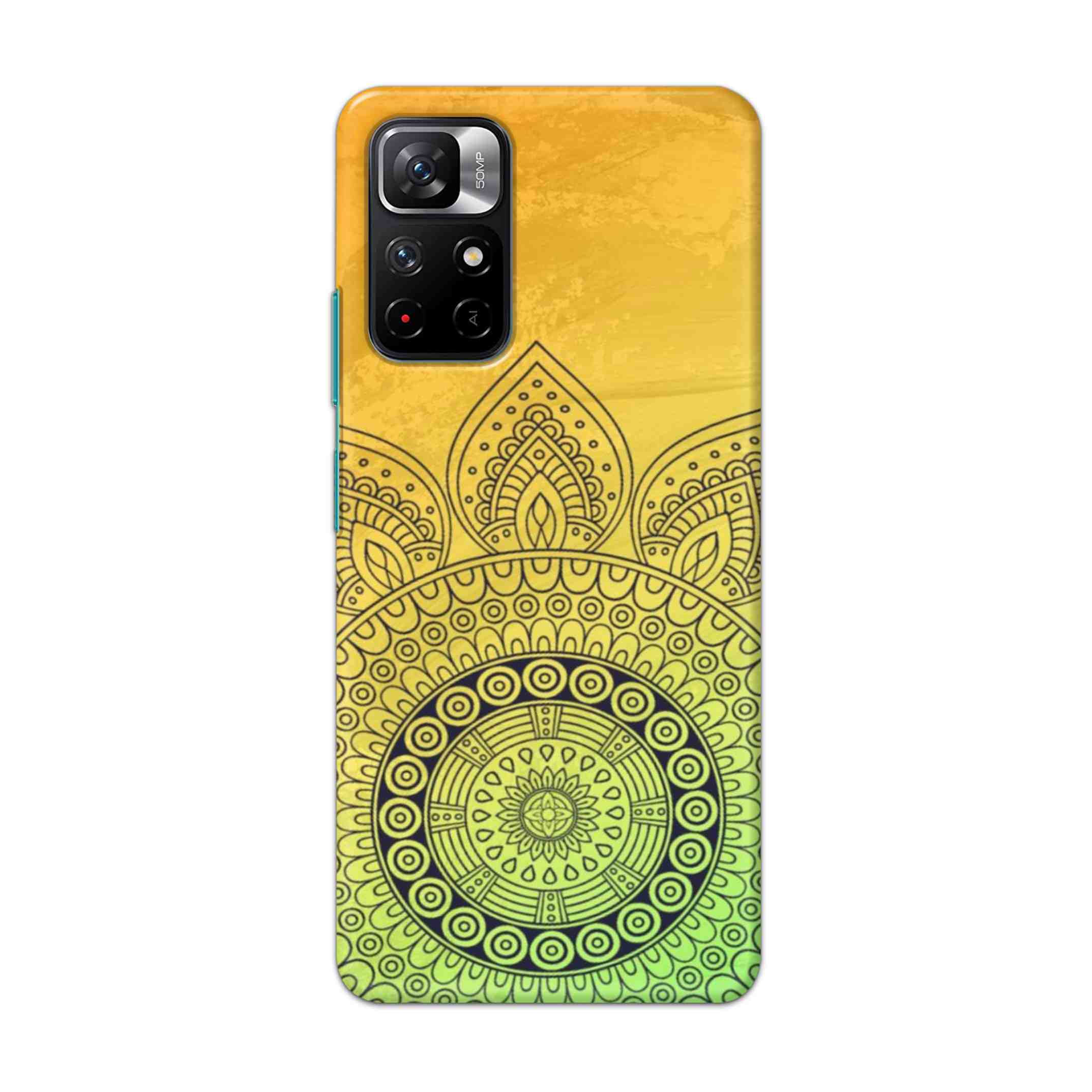 Buy Yellow Rangoli Hard Back Mobile Phone Case Cover For Mi Note 11T Online