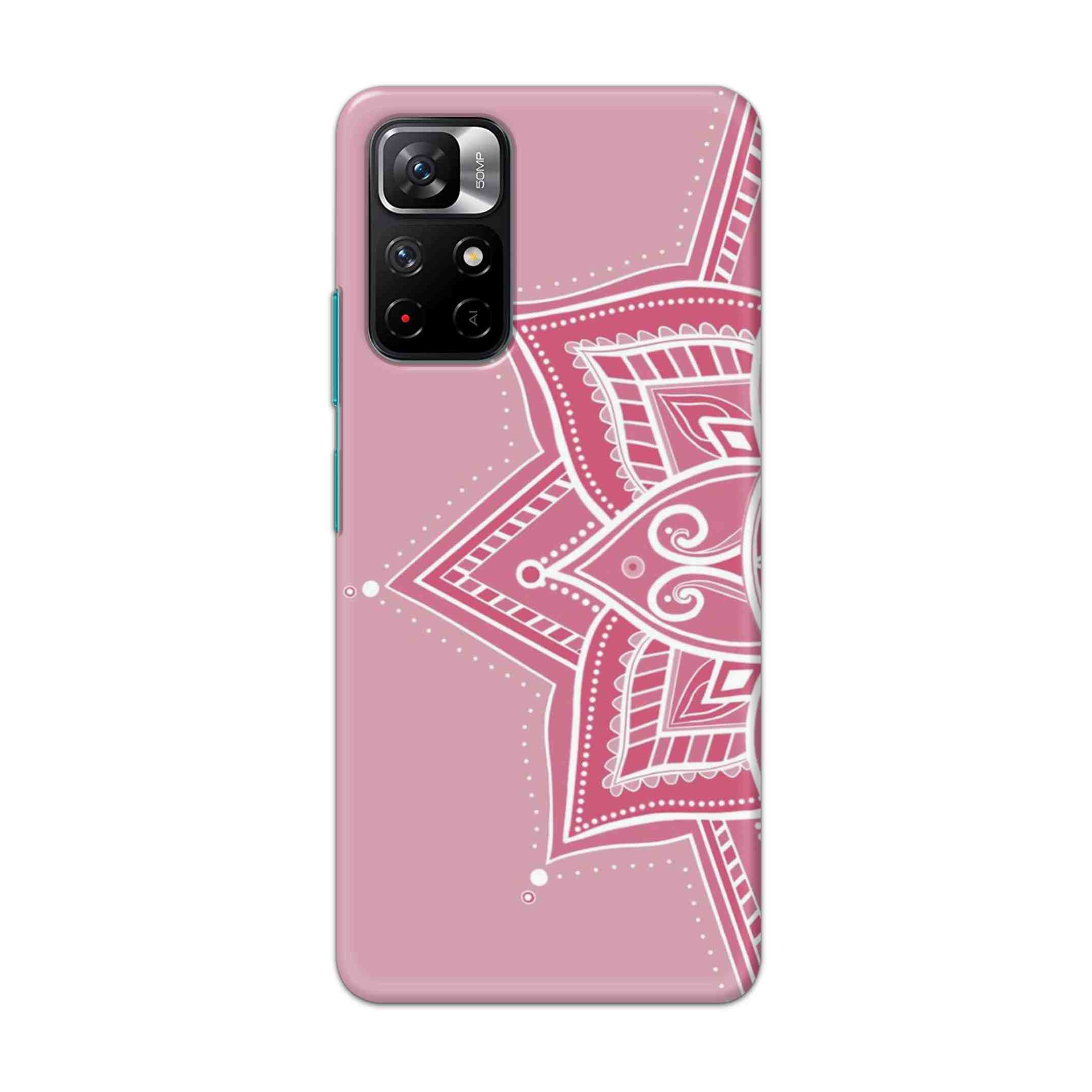 Buy Pink Rangoli Hard Back Mobile Phone Case Cover For Mi Note 11T Online
