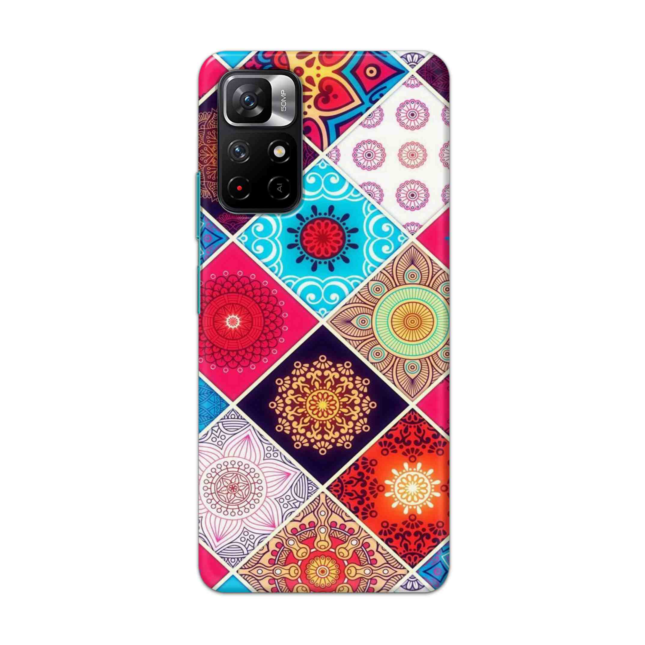 Buy Rainbow Mandala Hard Back Mobile Phone Case Cover For Mi Note 11T Online