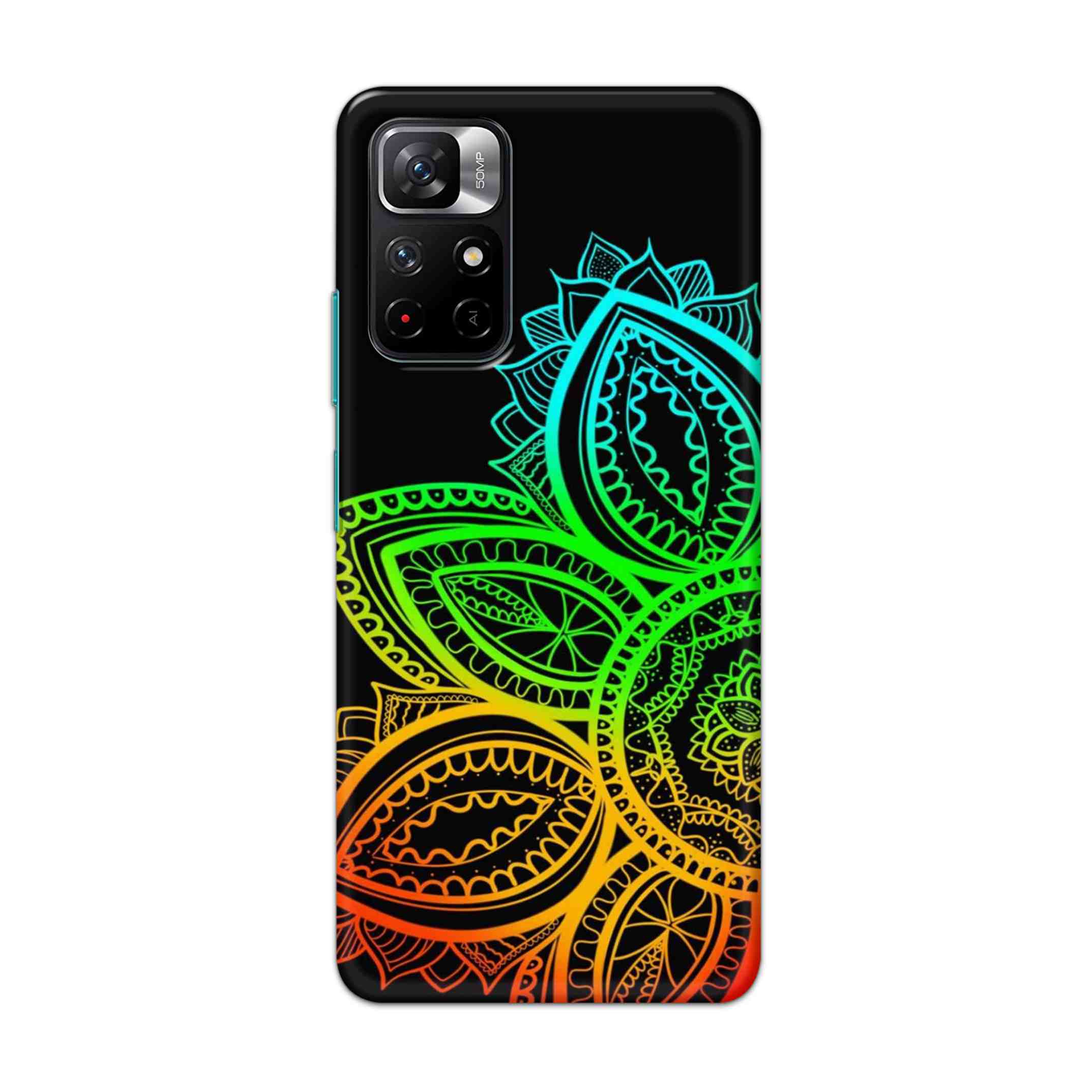 Buy Neon Mandala Hard Back Mobile Phone Case Cover For Mi Note 11T Online