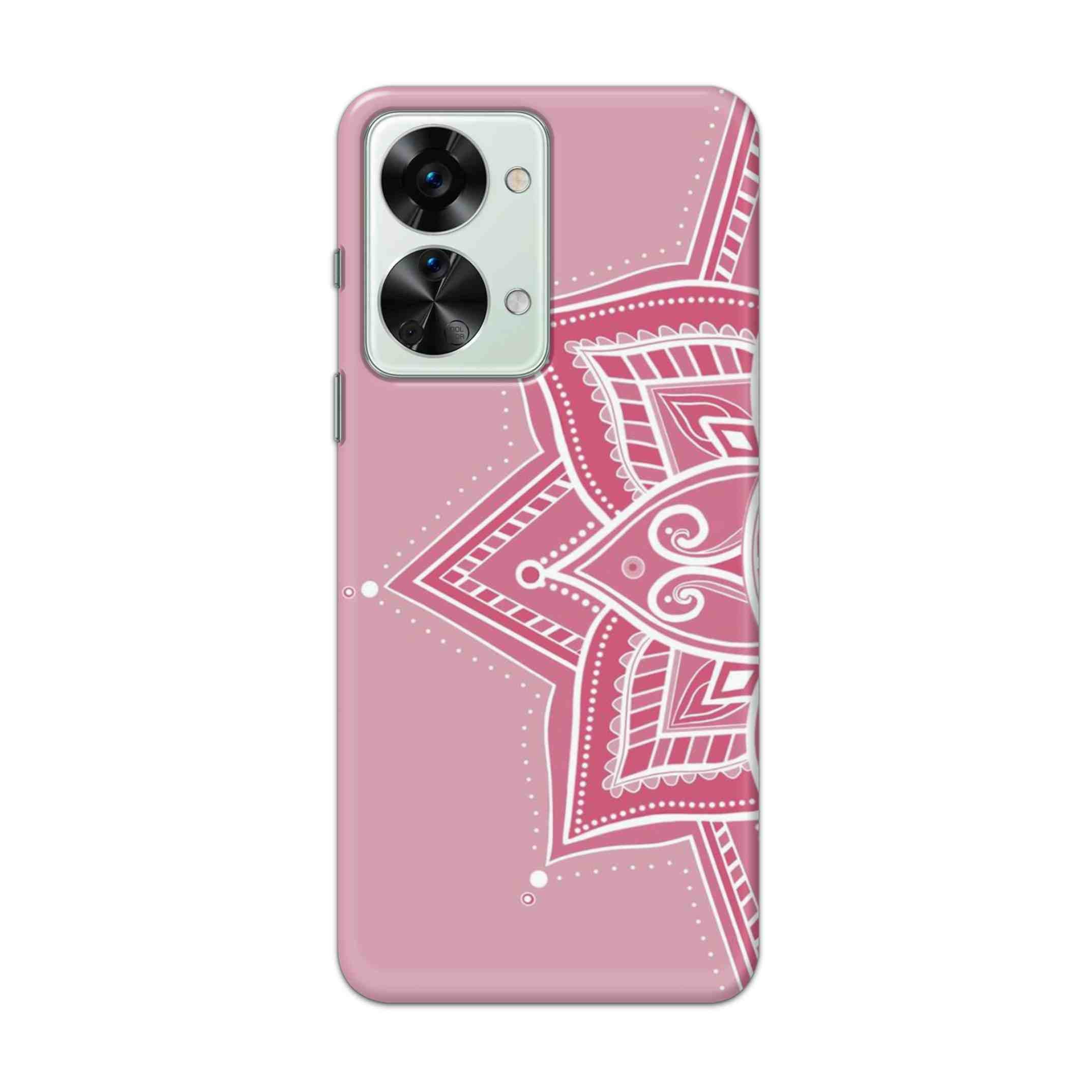 Buy Pink Rangoli Hard Back Mobile Phone Case Cover For OnePlus Nord 2T 5G Online
