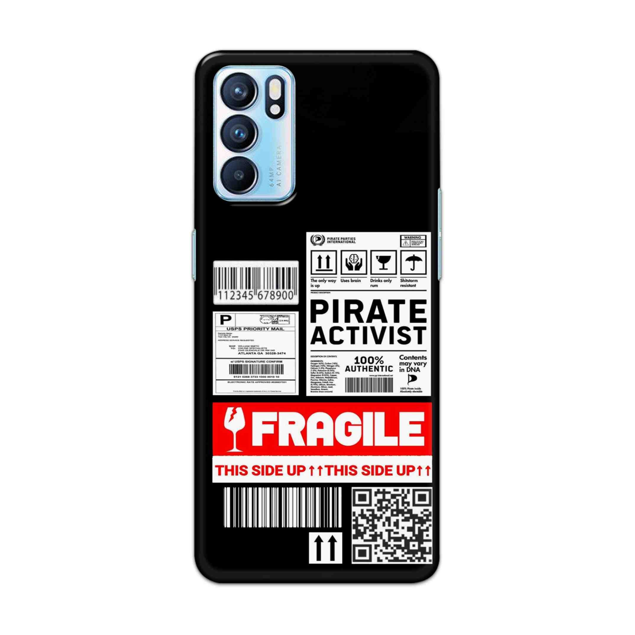 Buy Fragile Hard Back Mobile Phone Case Cover For OPPO RENO 6 Online
