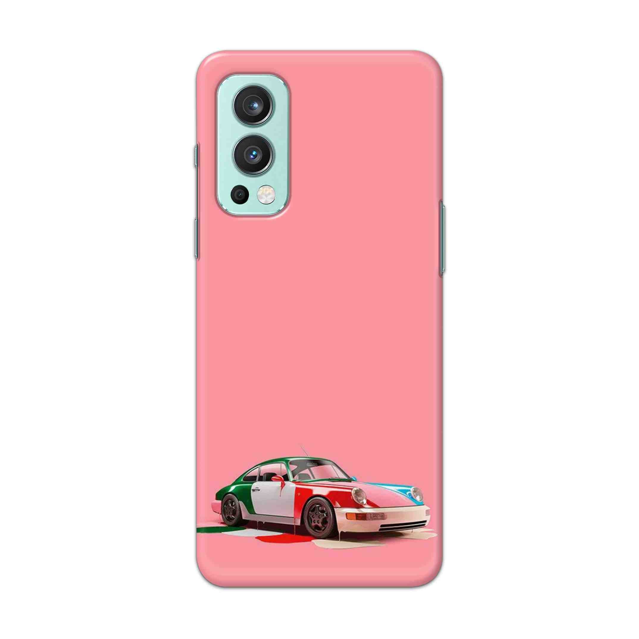 Buy Pink Porche Hard Back Mobile Phone Case Cover For OnePlus Nord 2 5G Online