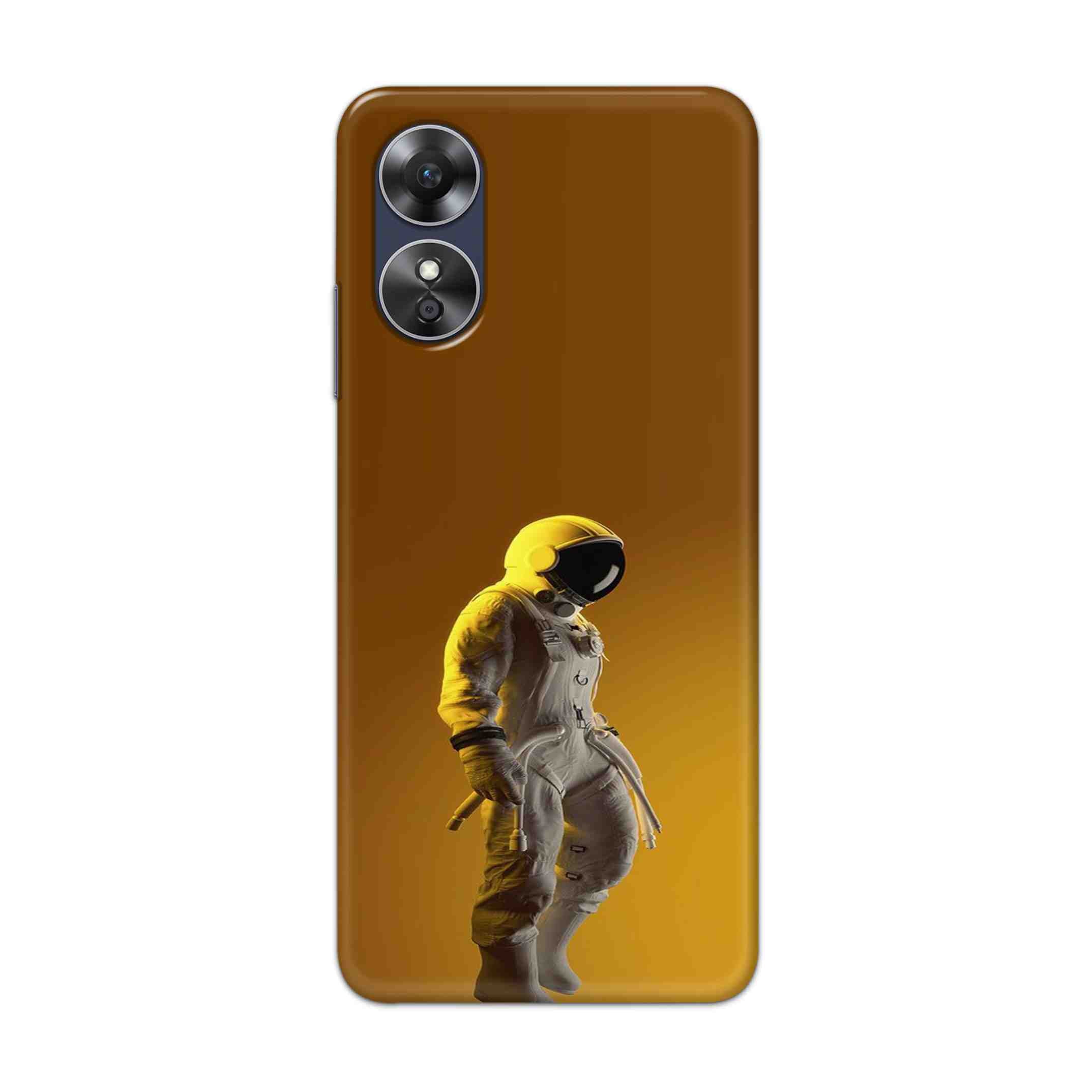 Buy Yellow Astronaut Hard Back Mobile Phone Case Cover For Oppo A17 Online