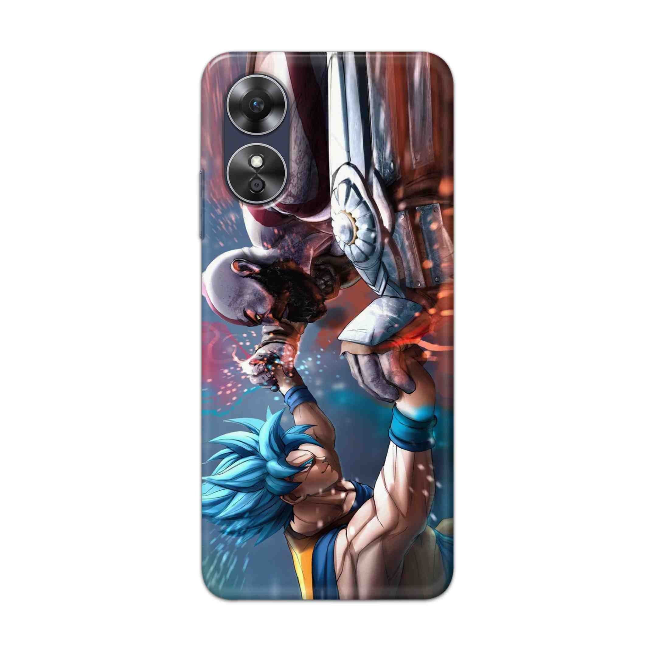 Buy Goku Vs Kratos Hard Back Mobile Phone Case Cover For Oppo A17 Online
