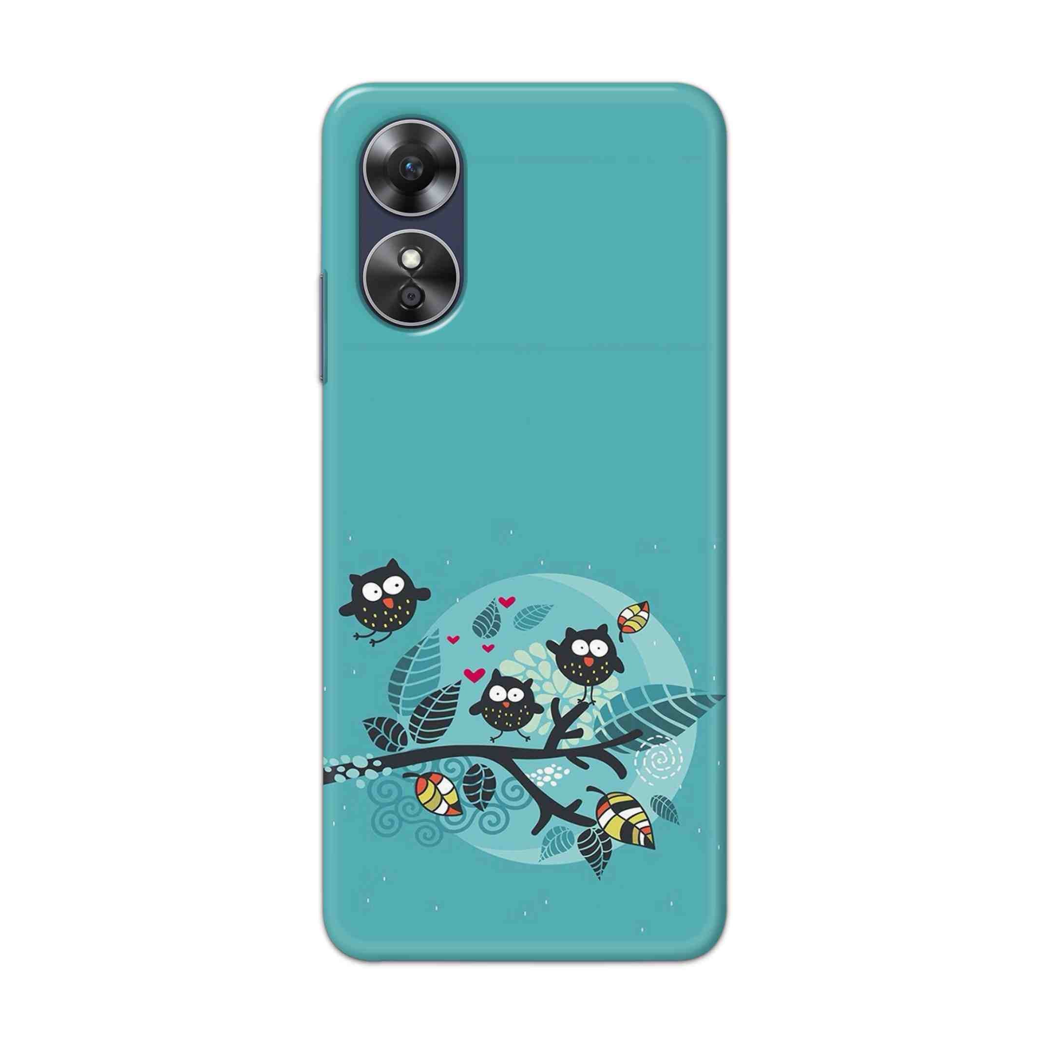 Buy Owl Hard Back Mobile Phone Case Cover For Oppo A17 Online