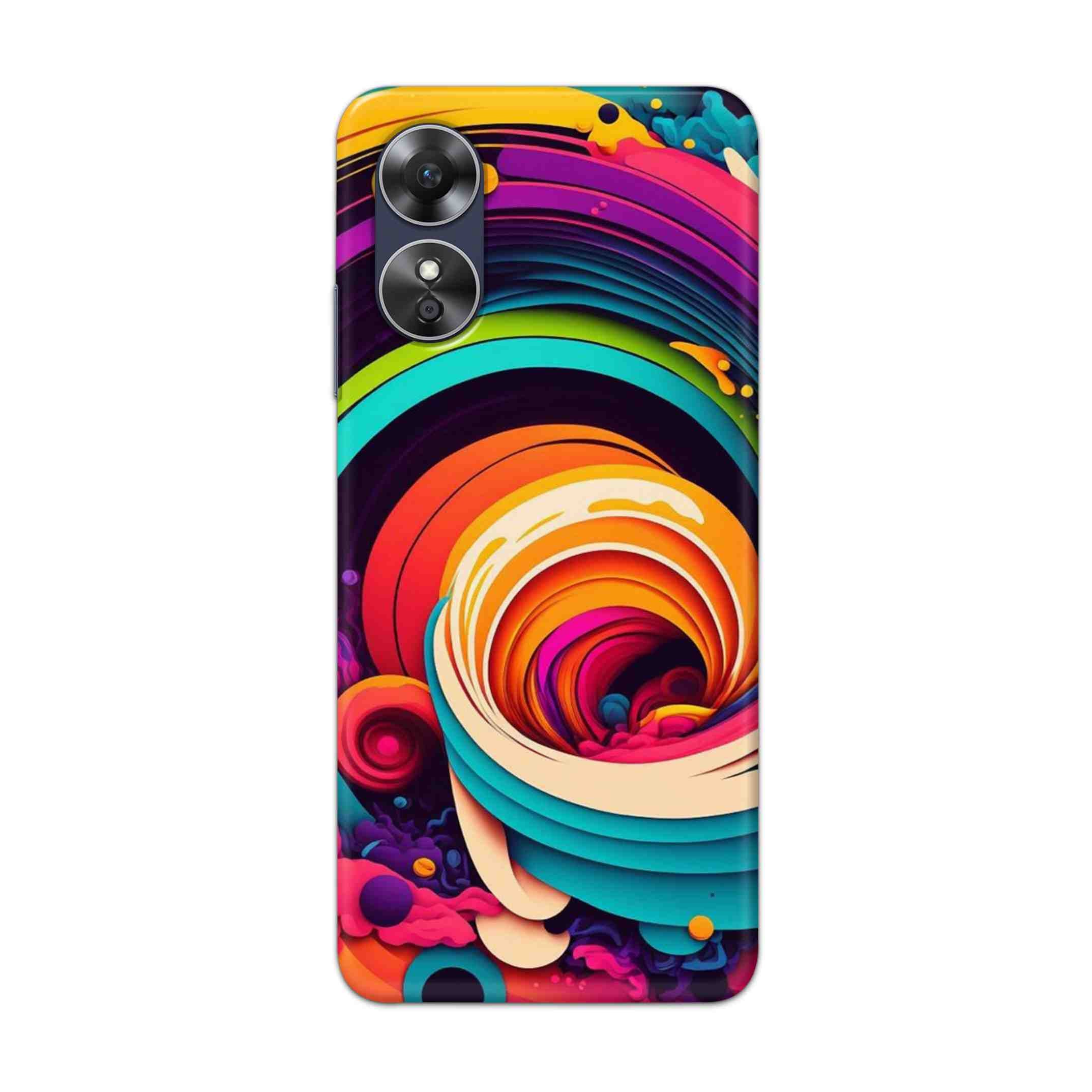 Buy Colour Circle Hard Back Mobile Phone Case Cover For Oppo A17 Online