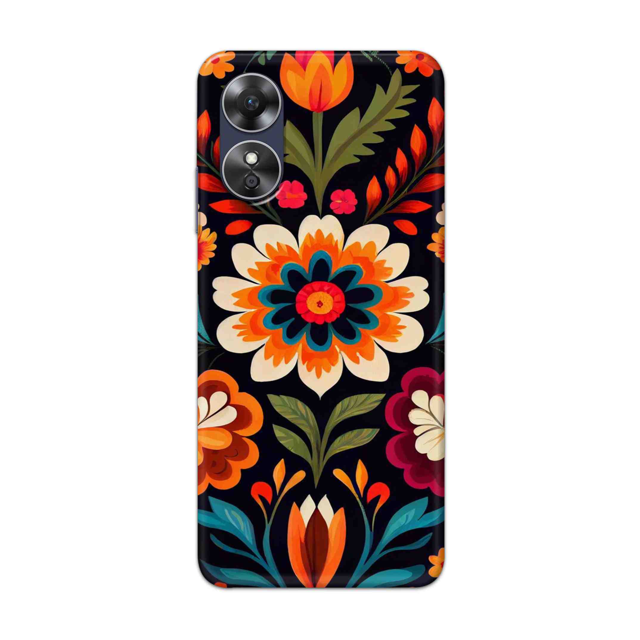Buy Flower Hard Back Mobile Phone Case Cover For Oppo A17 Online