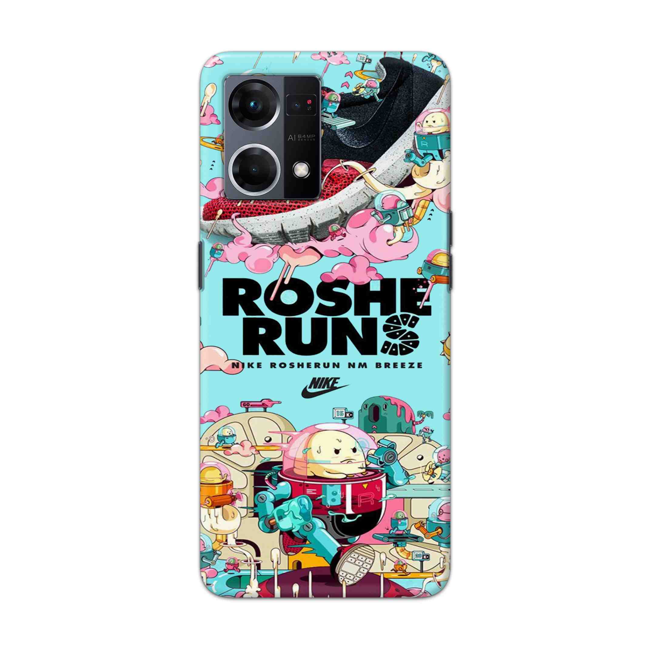 Buy Roshe Runs Hard Back Mobile Phone Case Cover For Oppo F21 Pro (4G) Online