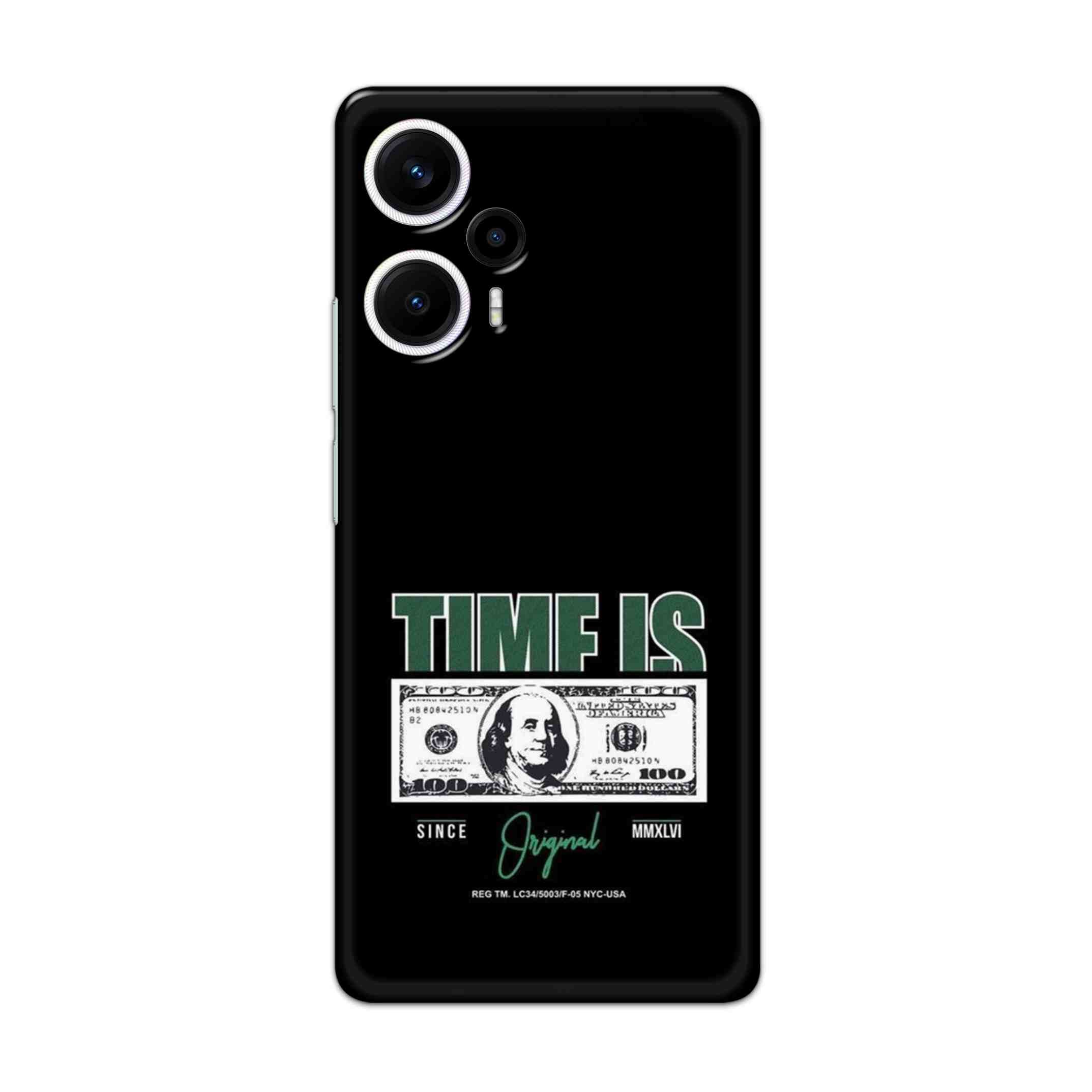 Buy Time Is Money Hard Back Mobile Phone Case/Cover For Poco F5 5G Online