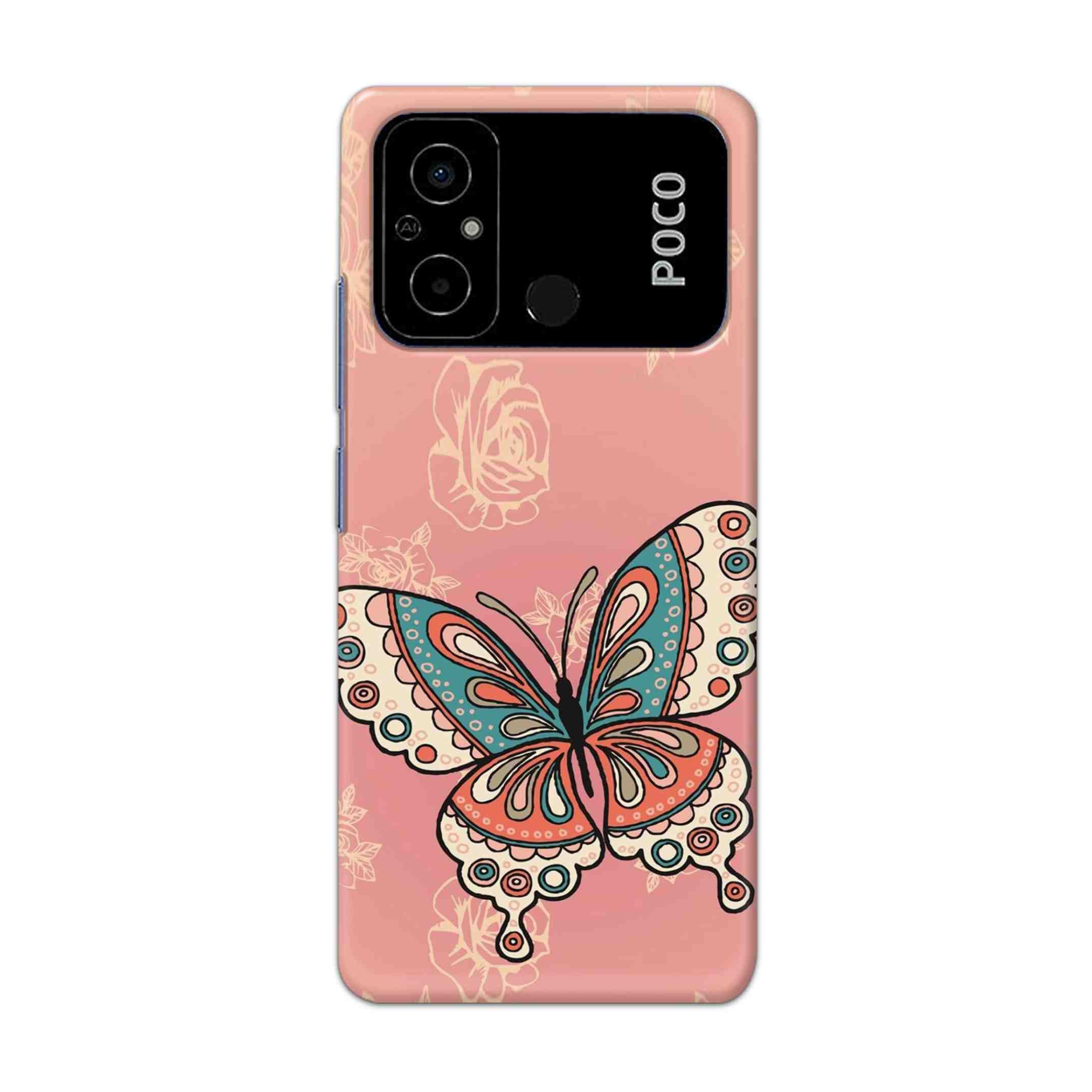 Buy Butterfly Hard Back Mobile Phone Case Cover For Poco C55 Online