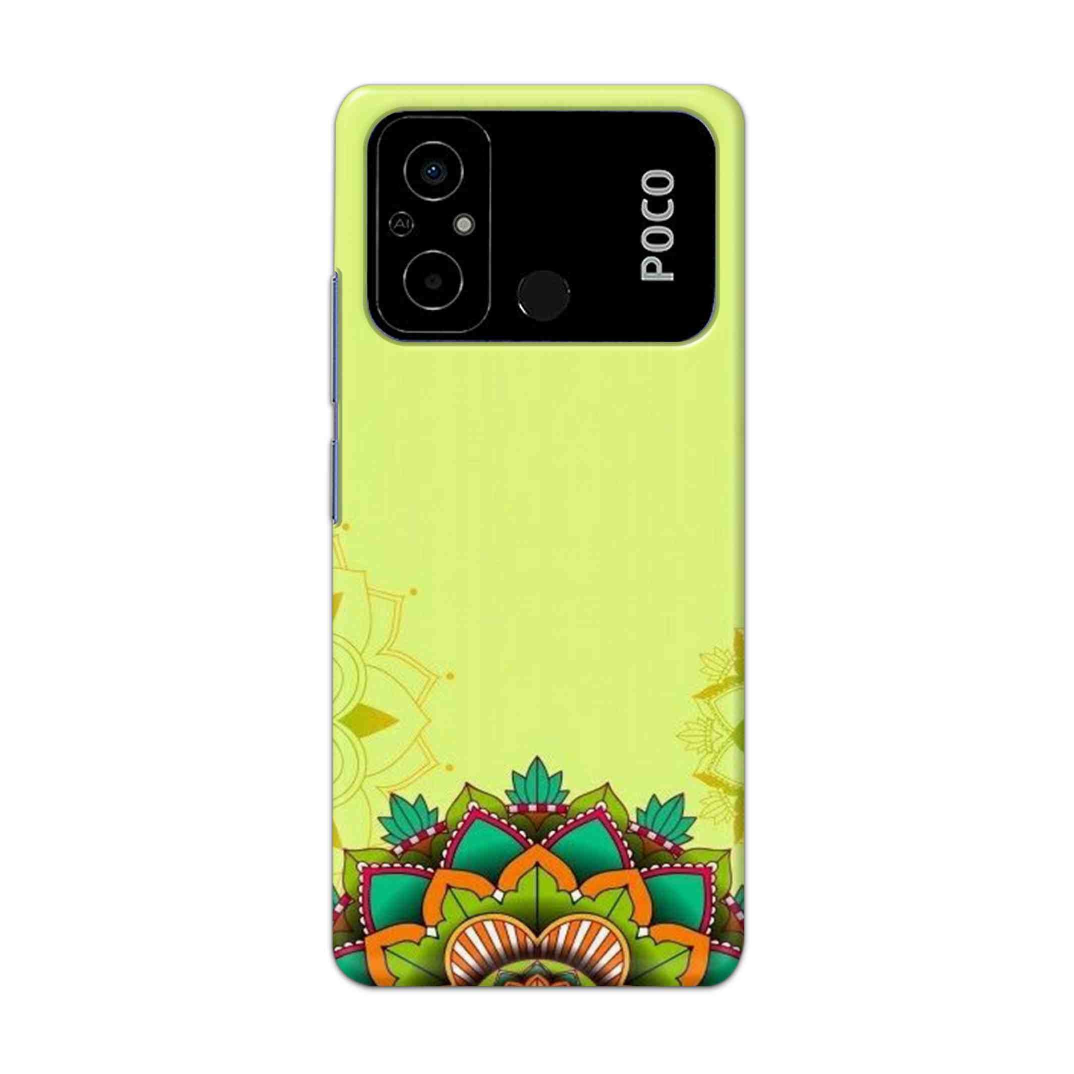 Buy Flower Mandala Hard Back Mobile Phone Case Cover For Poco C55 Online