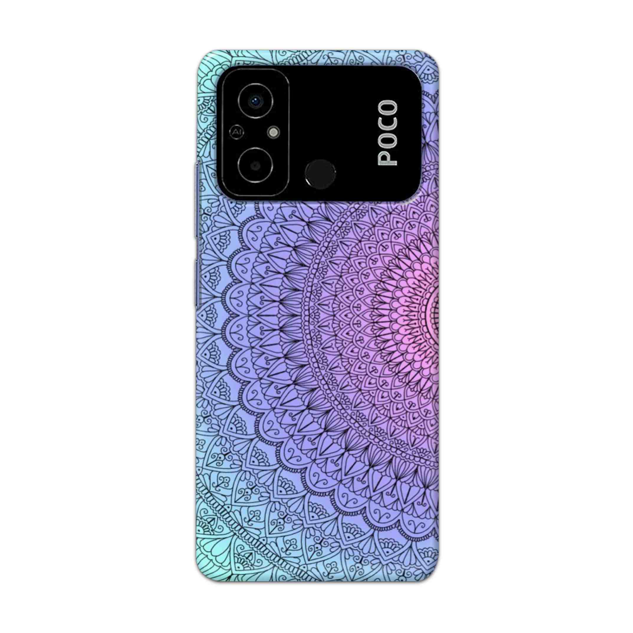 Buy Colourful Mandala Hard Back Mobile Phone Case Cover For Poco C55 Online