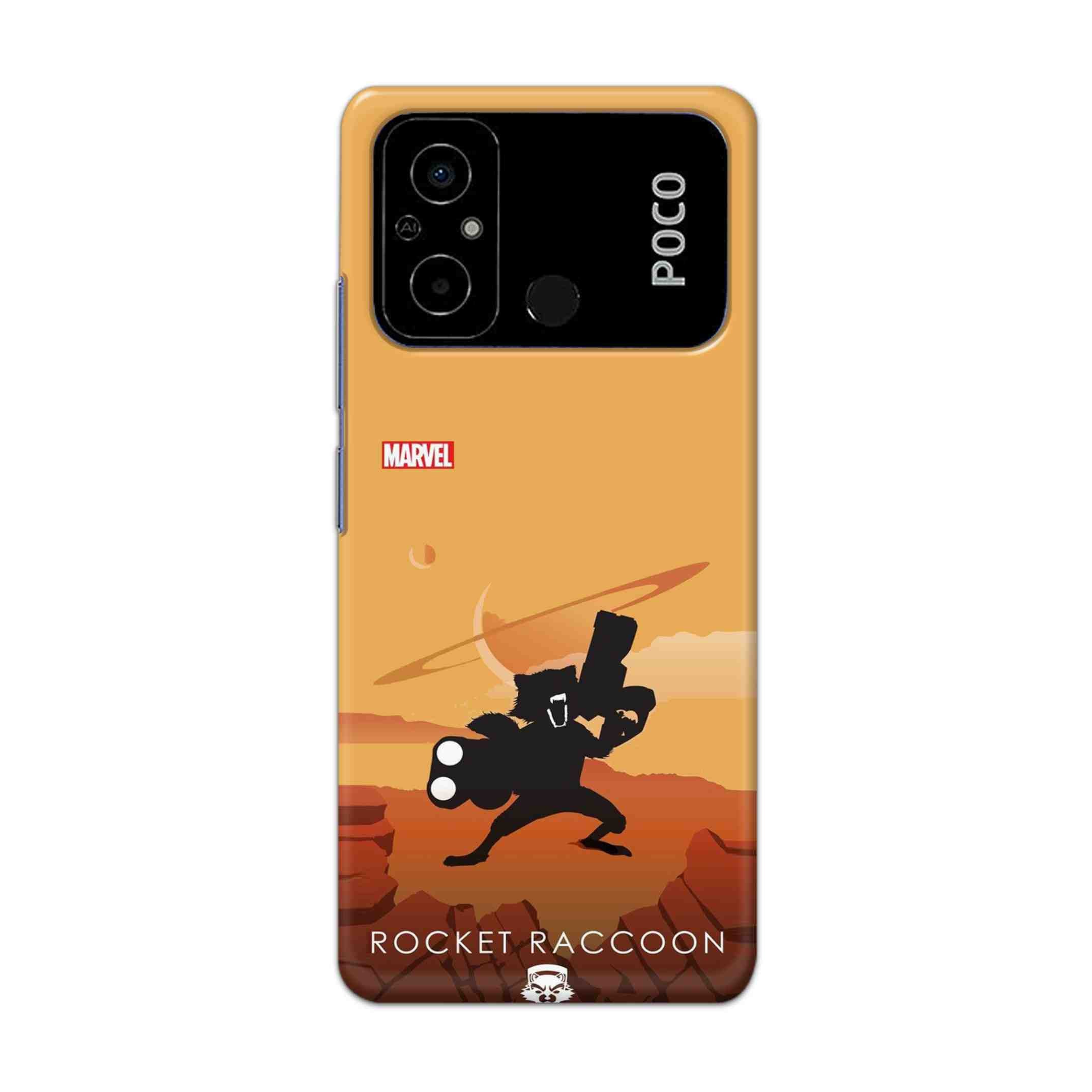 Buy Rocket Raccoon Hard Back Mobile Phone Case Cover For Poco C55 Online