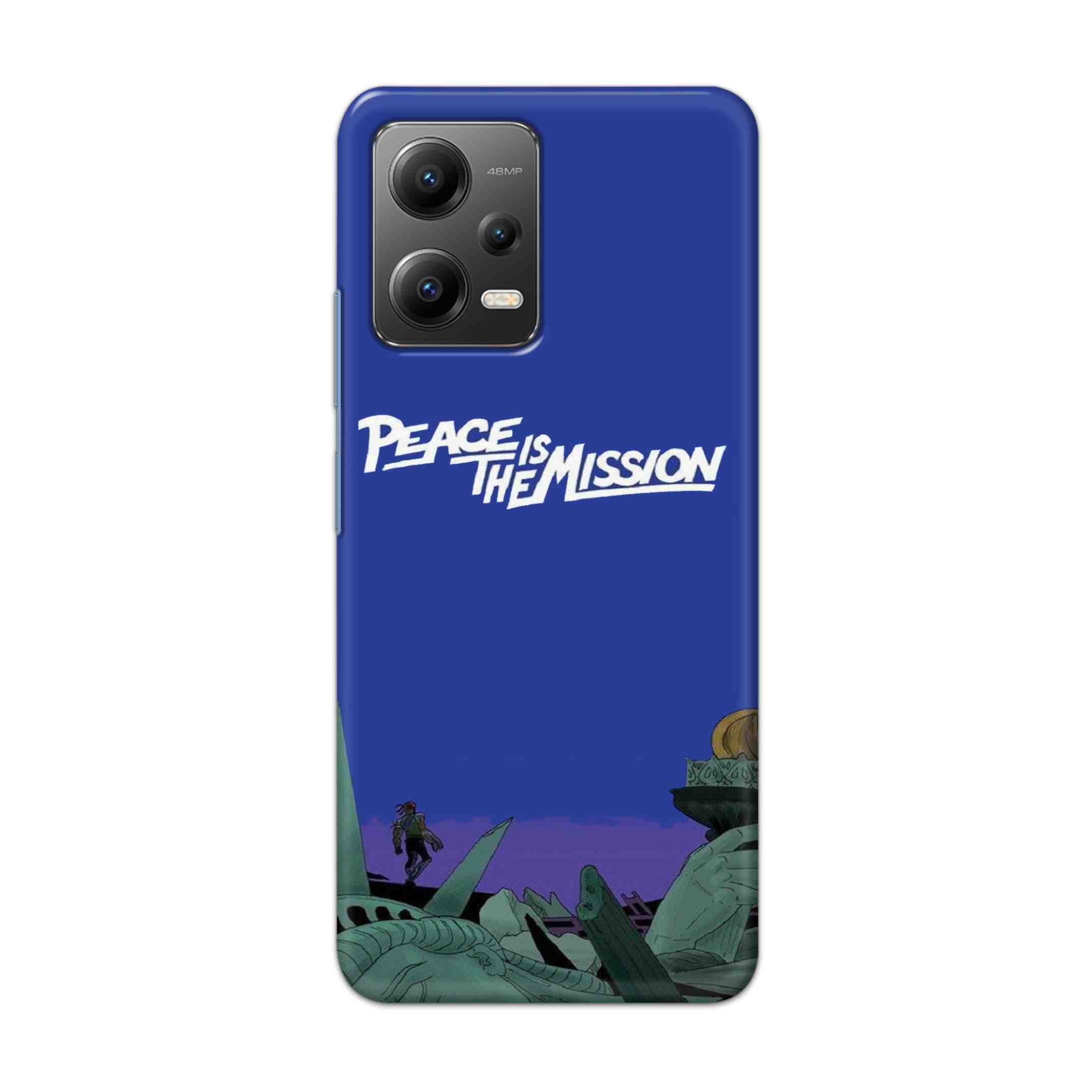 Buy Peace Is The Misson Hard Back Mobile Phone Case Cover For Poco X5 5G Online
