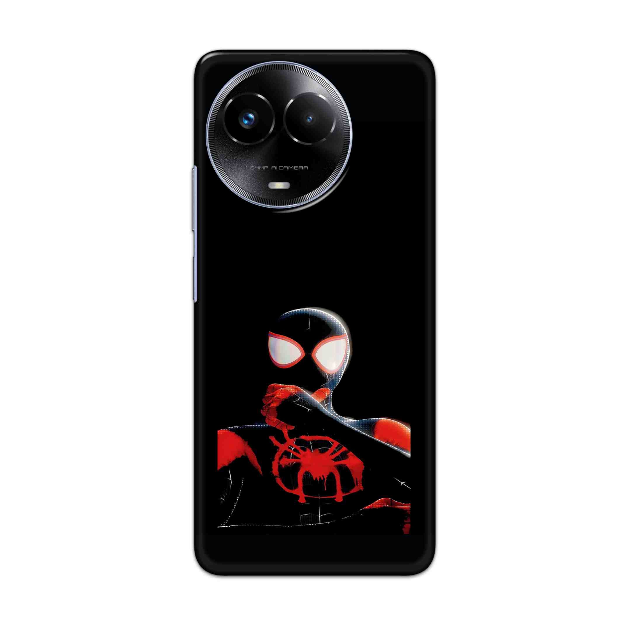 Buy Black Spiderman Hard Back Mobile Phone Case/Cover For Realme 11x 5G Online