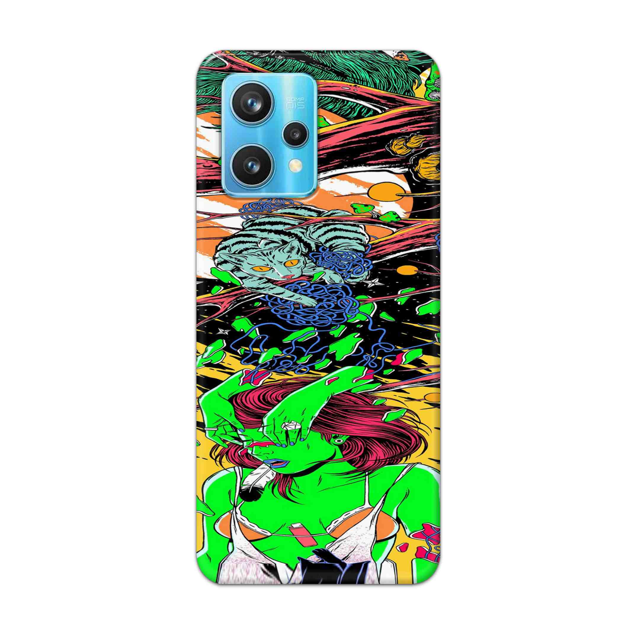 Buy Green Girl Art Hard Back Mobile Phone Case Cover For Realme 9 Pro Plus Online