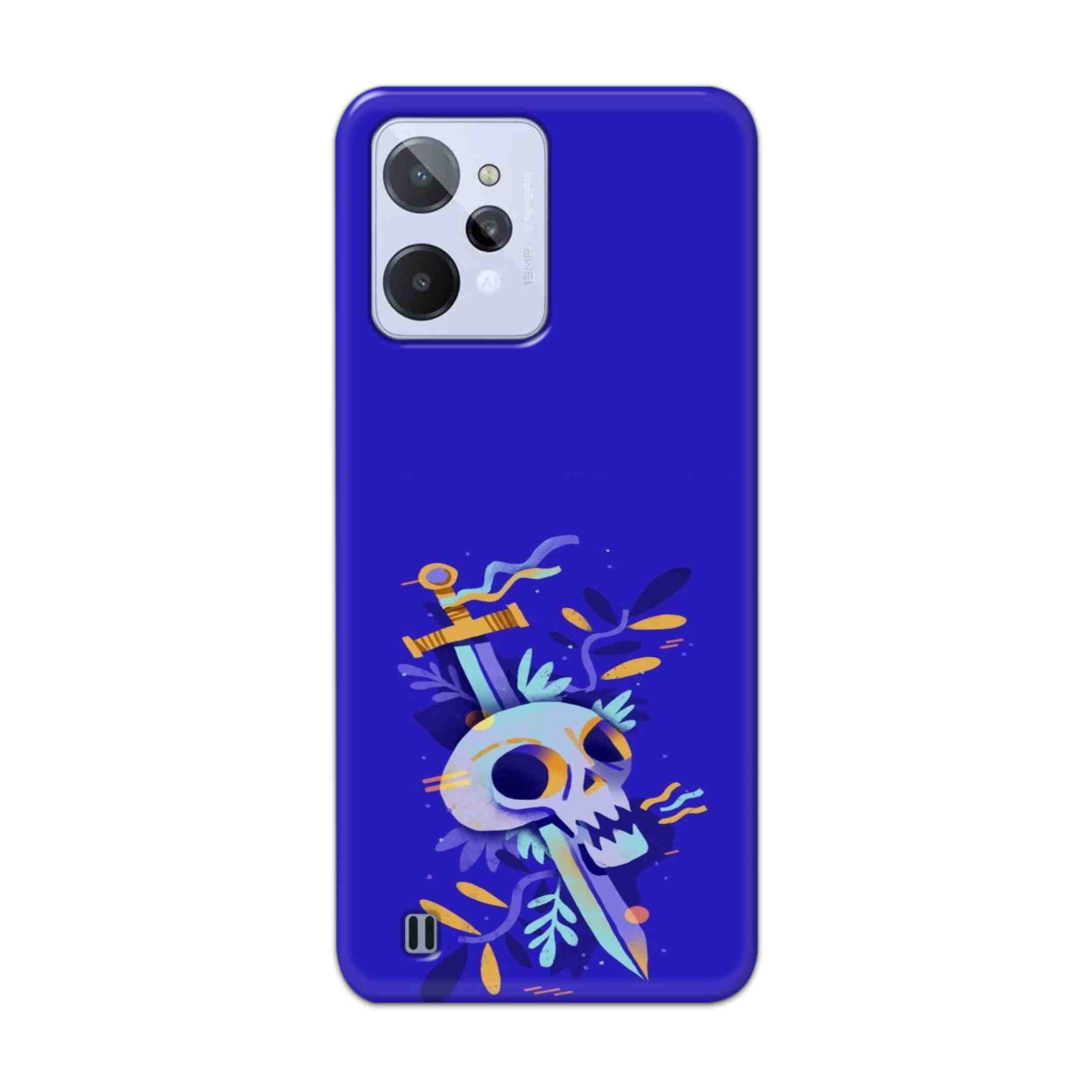 Buy Blue Skull Hard Back Mobile Phone Case Cover For Realme C31 Online