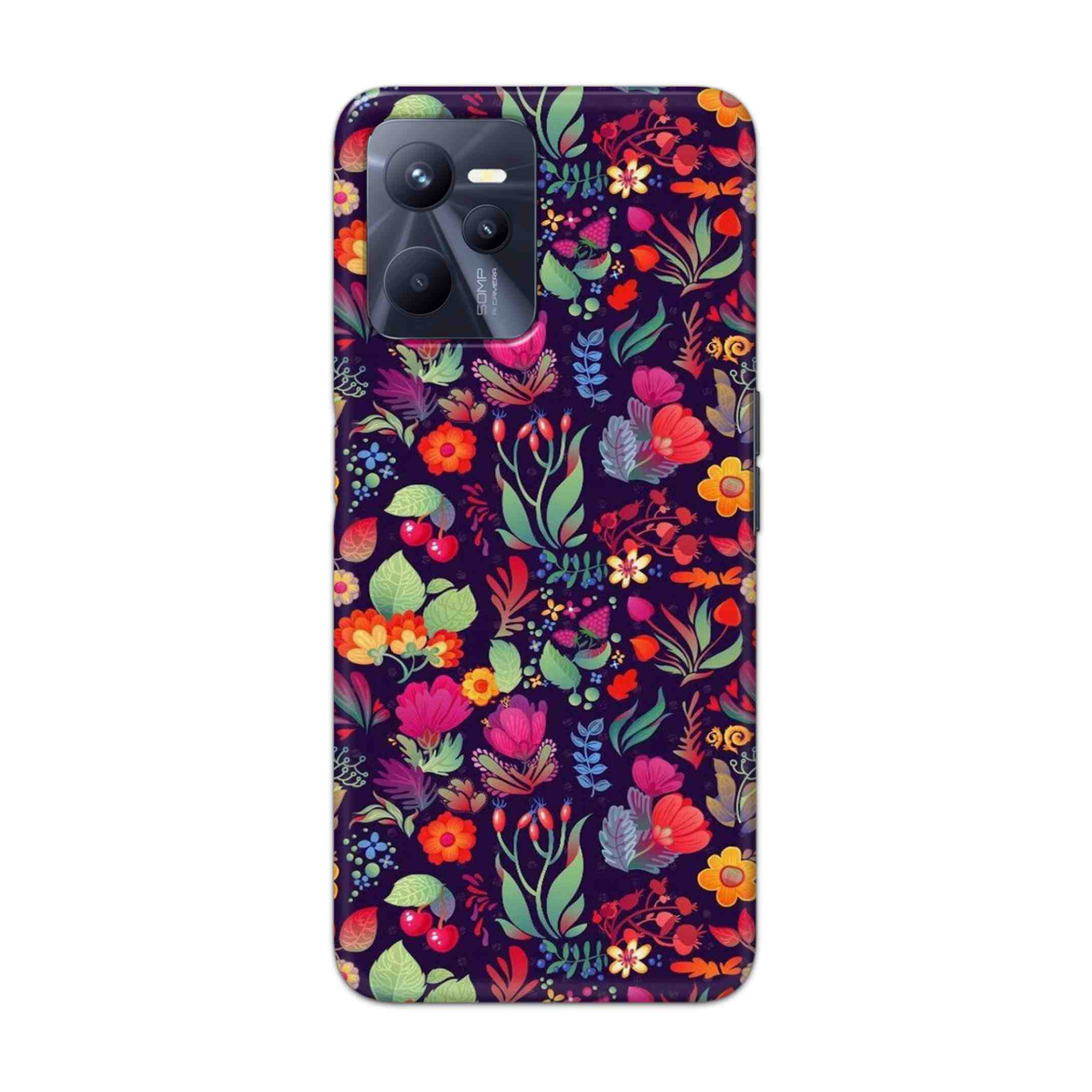 Buy Fruits Flower Hard Back Mobile Phone Case Cover For Realme C35 Online
