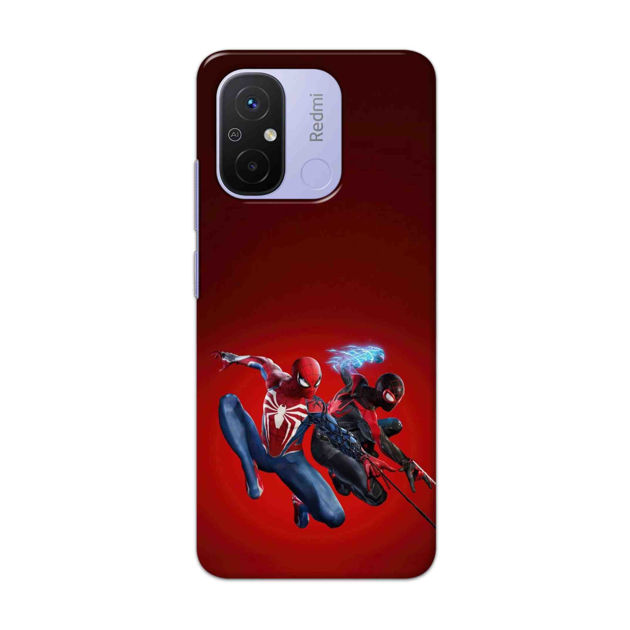 Buy Spiderman And Miles Morales Hard Back Mobile Phone Case Cover For Redmi 12C Online