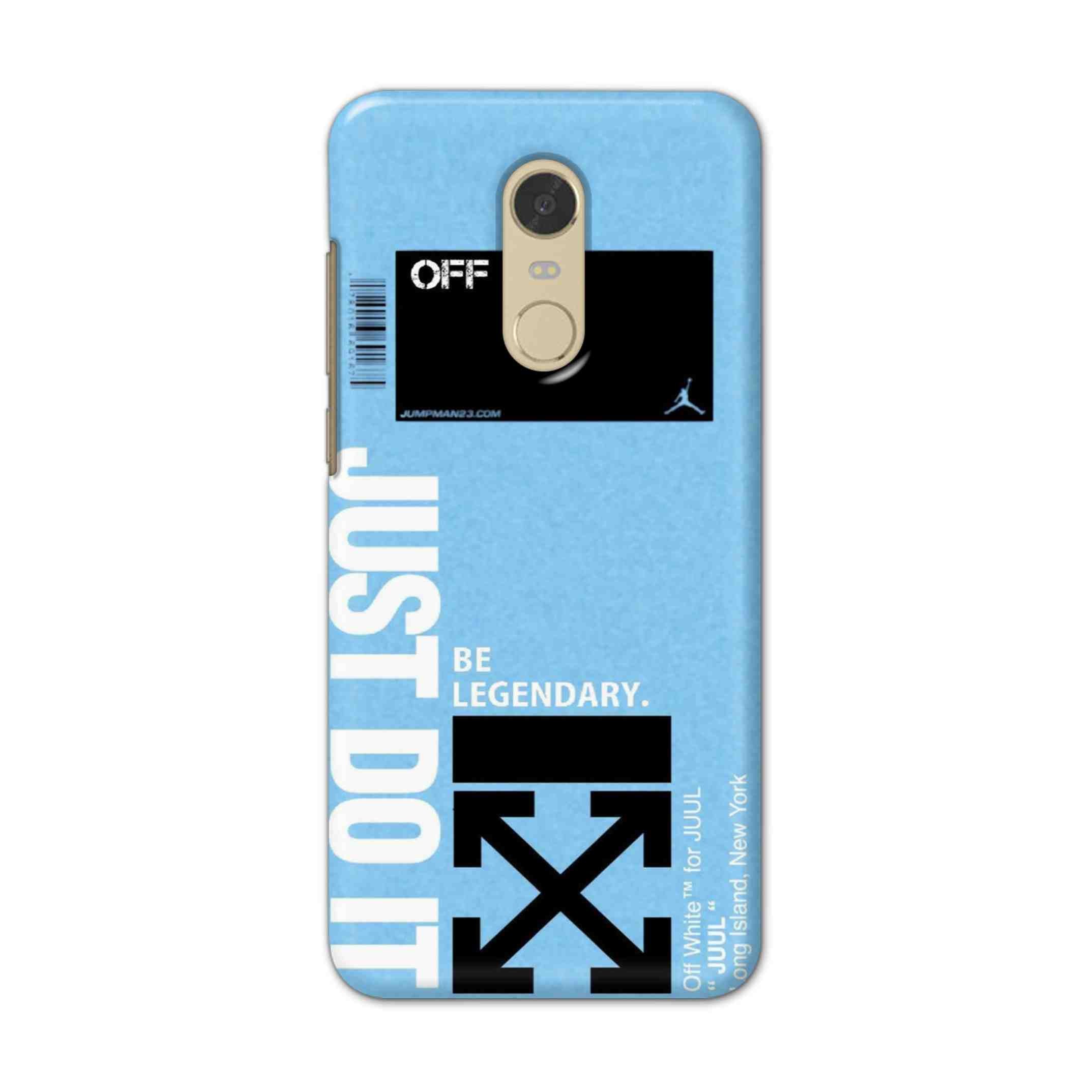 Buy Just Do It Hard Back Mobile Phone Case/Cover For Redmi Note 6 Online