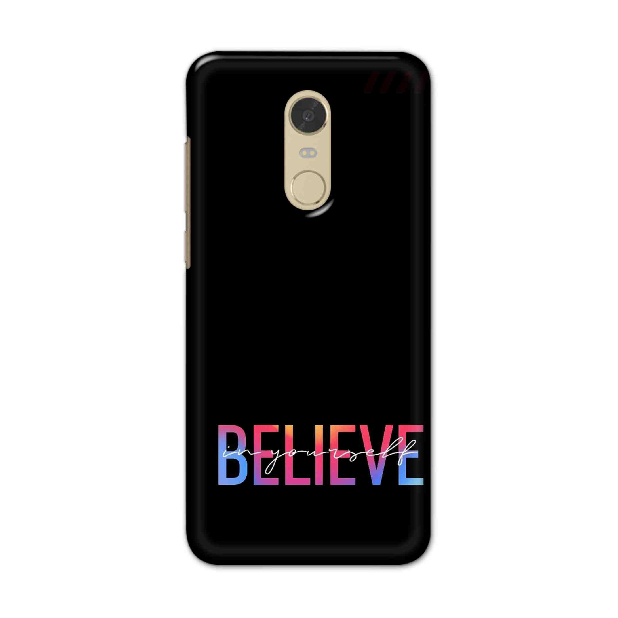Buy Believe Hard Back Mobile Phone Case/Cover For Redmi Note 6 Online