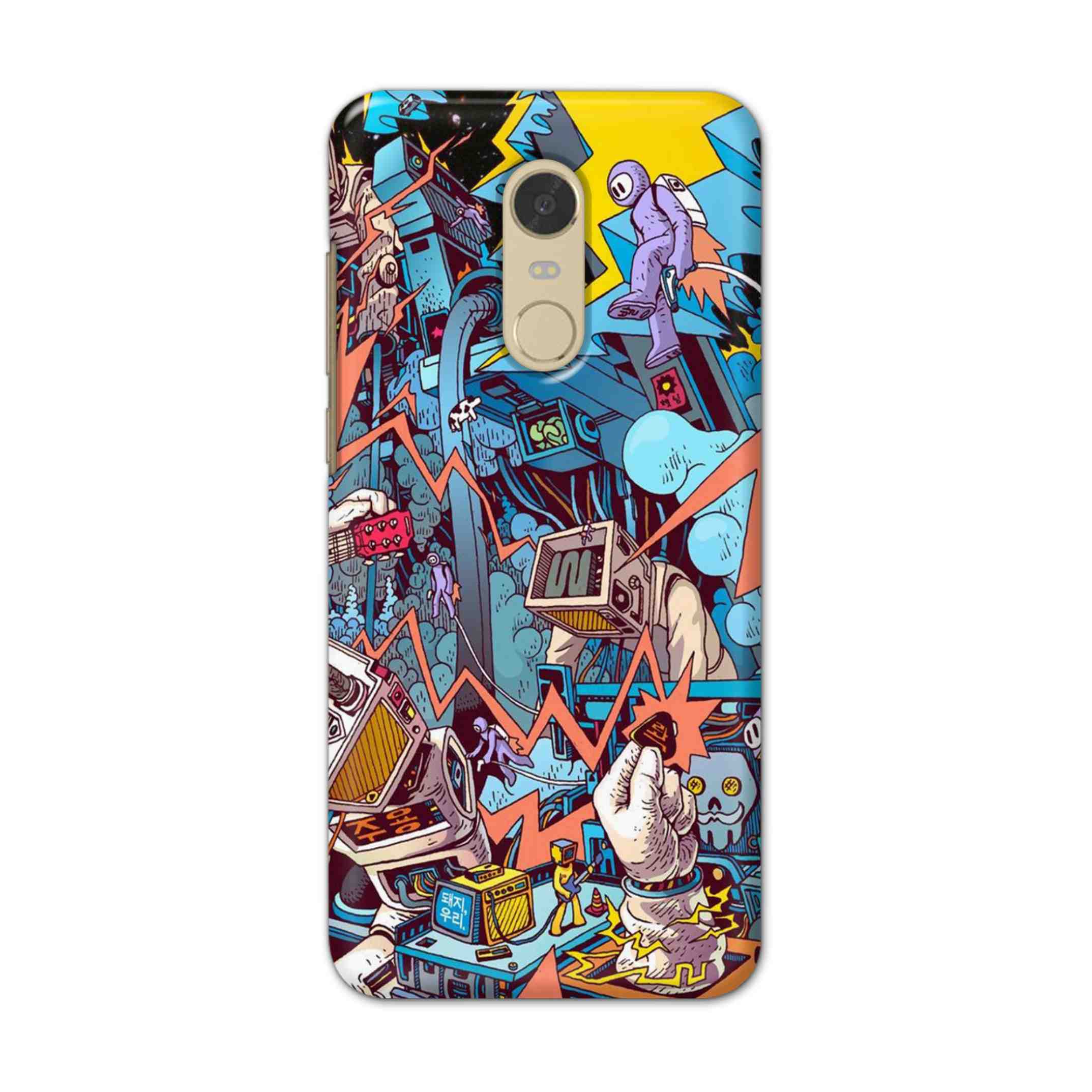 Buy Ofo Panic Hard Back Mobile Phone Case/Cover For Redmi Note 6 Online