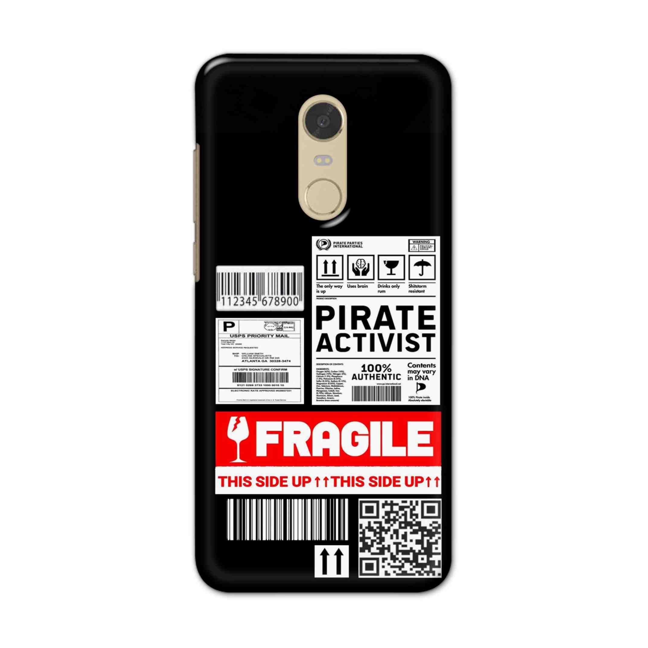 Buy Fragile Hard Back Mobile Phone Case/Cover For Redmi Note 6 Online