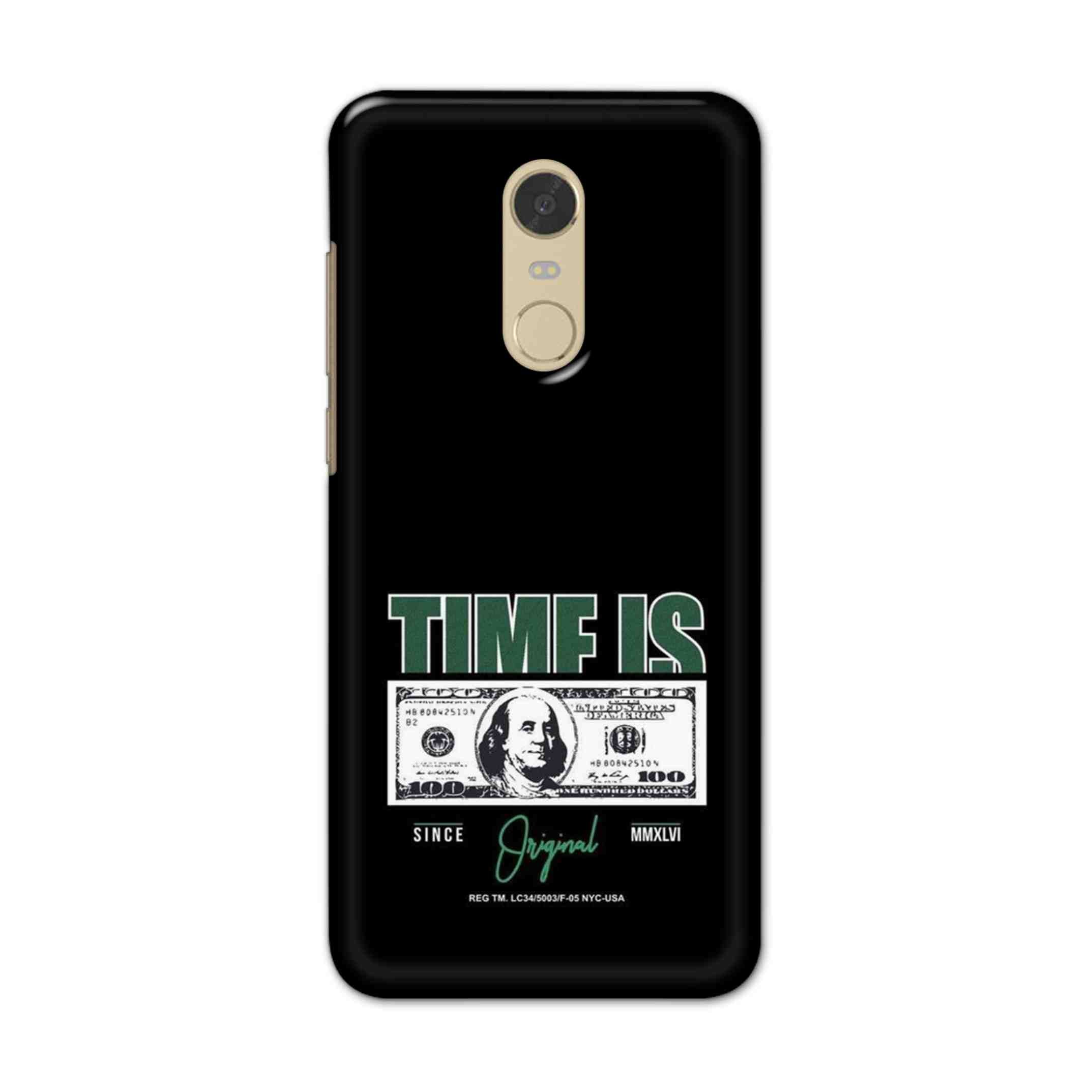 Buy Time Is Money Hard Back Mobile Phone Case/Cover For Redmi Note 6 Online