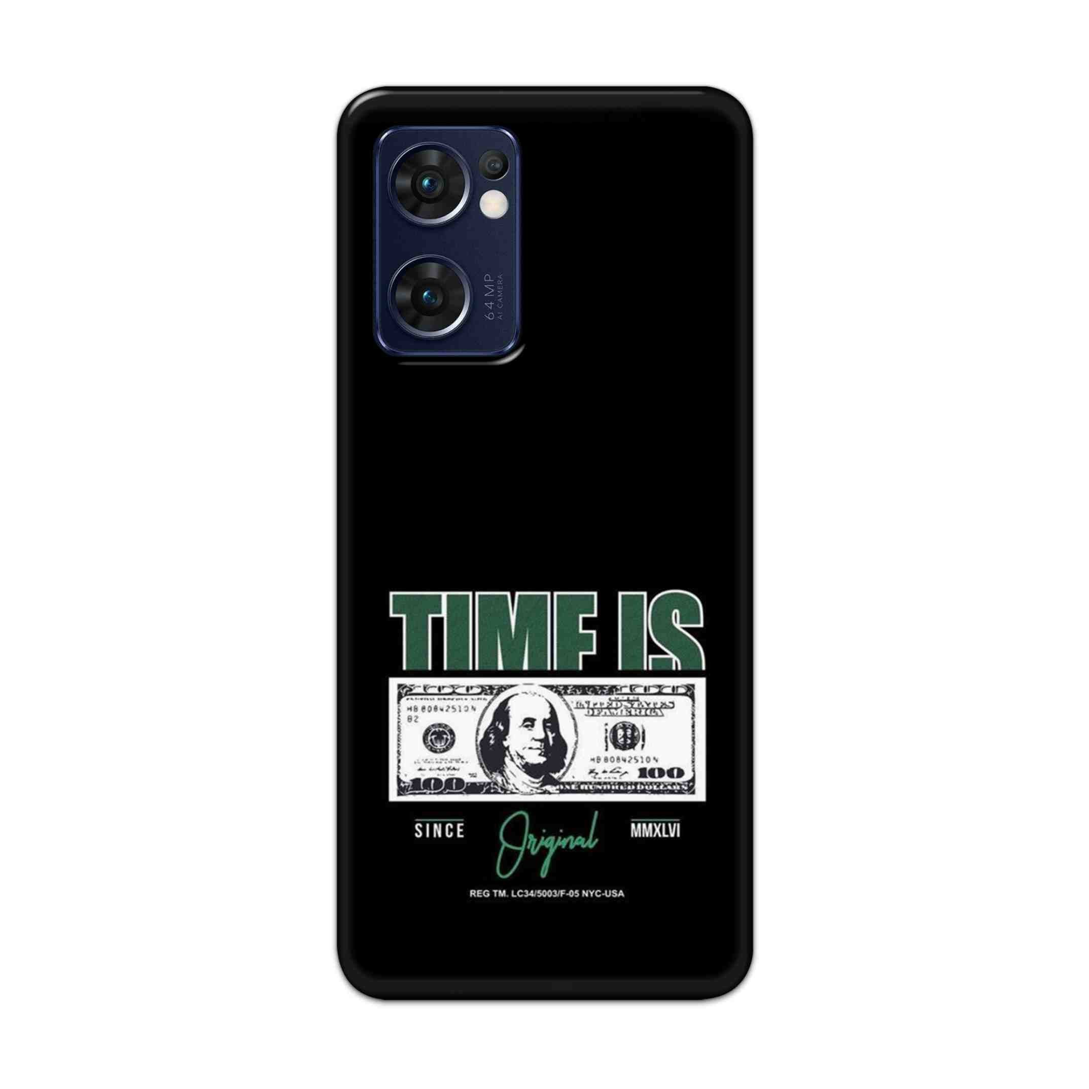 Buy Time Is Money Hard Back Mobile Phone Case Cover For Reno 7 5G Online