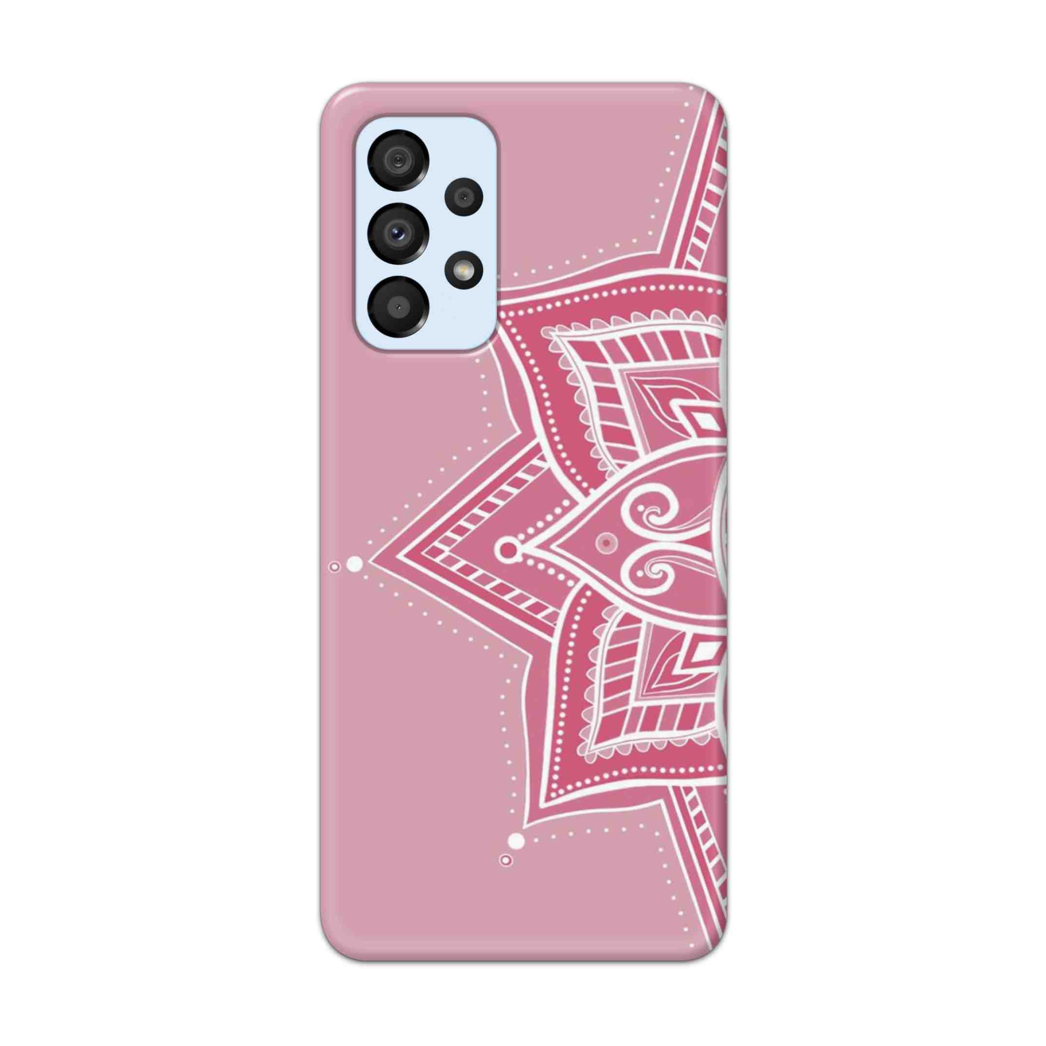 Buy Pink Rangoli Hard Back Mobile Phone Case Cover For Samsung A33 5G Online