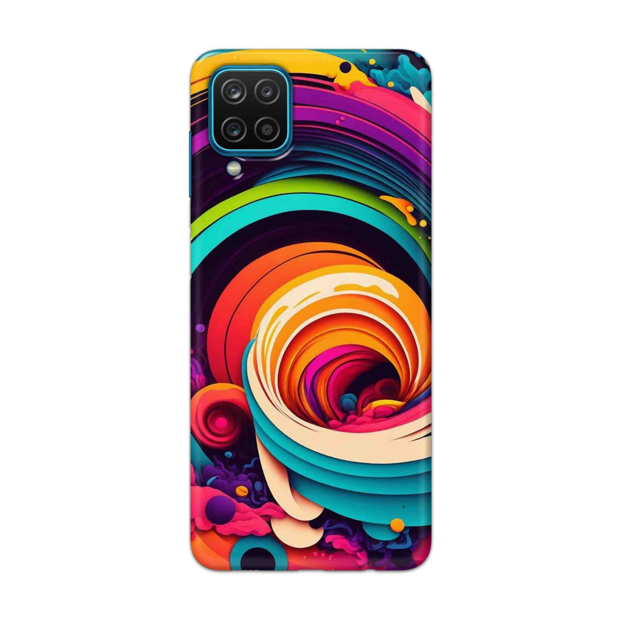 Buy Colour Circle Hard Back Mobile Phone Case Cover For Samsung Galaxy A12 Online