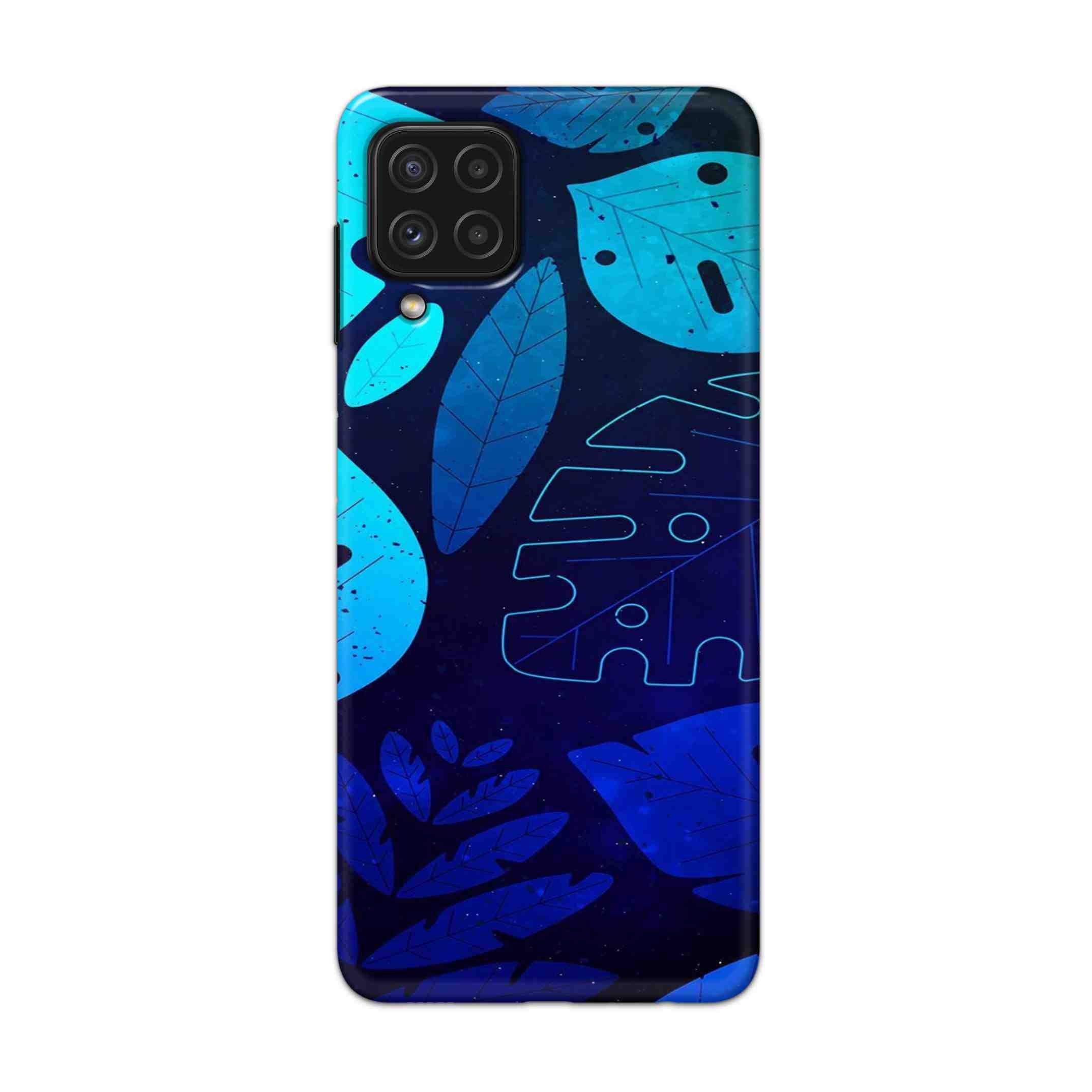 Buy Neon Leaf Hard Back Mobile Phone Case Cover For Samsung Galaxy A22 Online