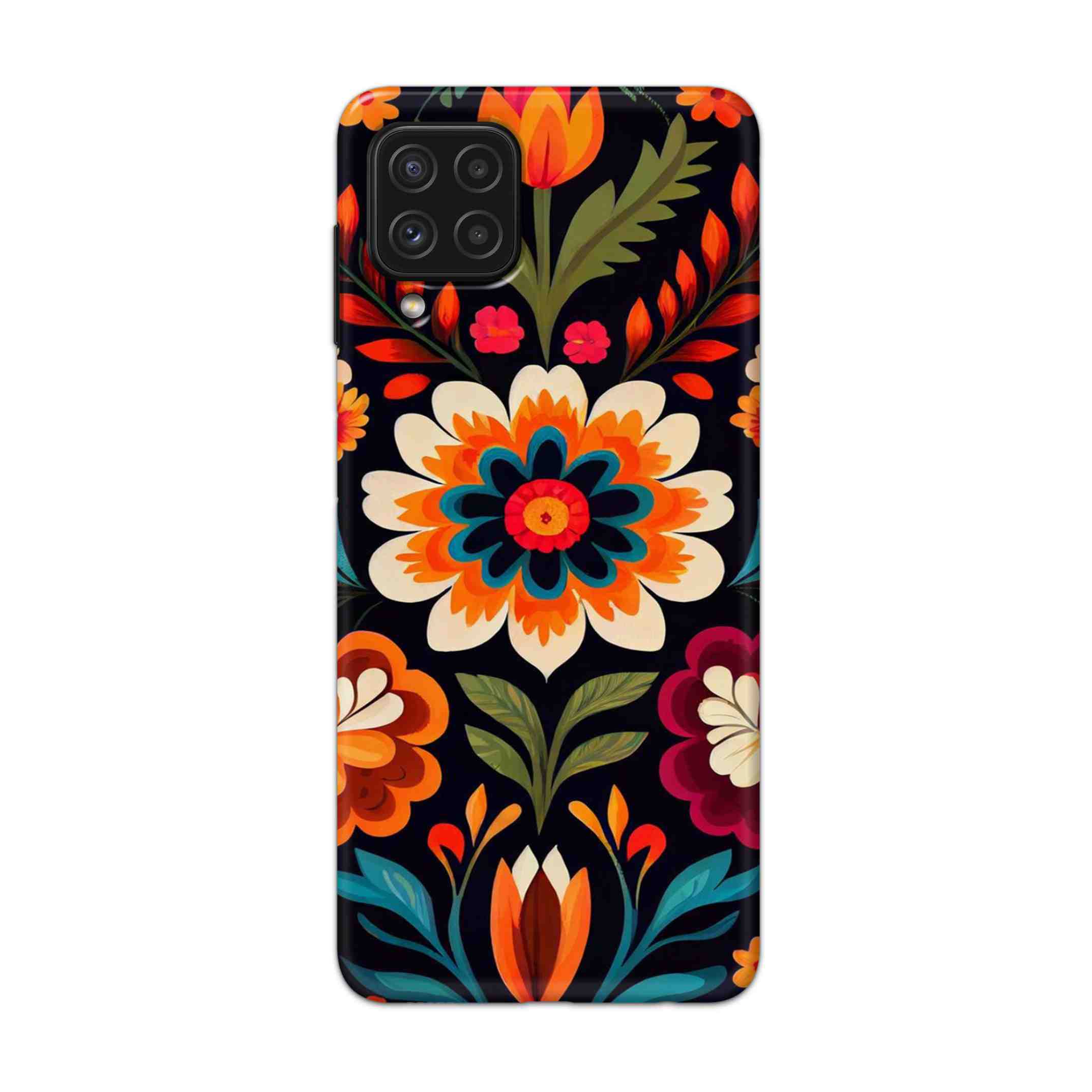 Buy Flower Hard Back Mobile Phone Case Cover For Samsung Galaxy A22 Online