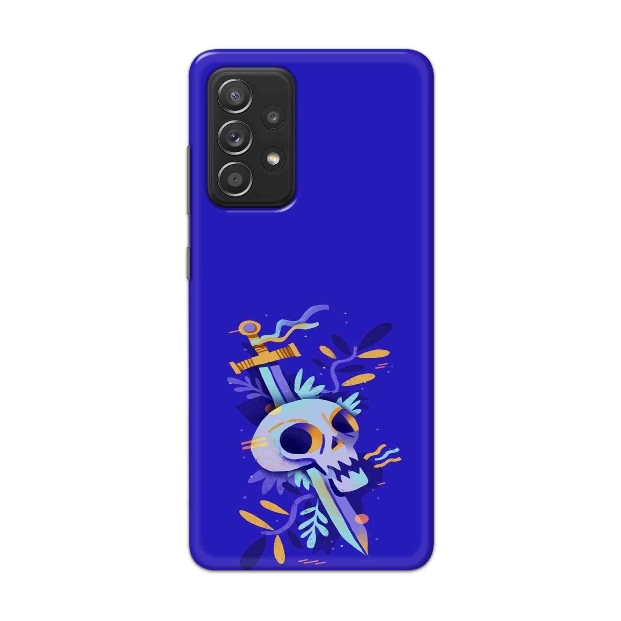 Buy Blue Skull Hard Back Mobile Phone Case Cover For Samsung Galaxy A52 Online