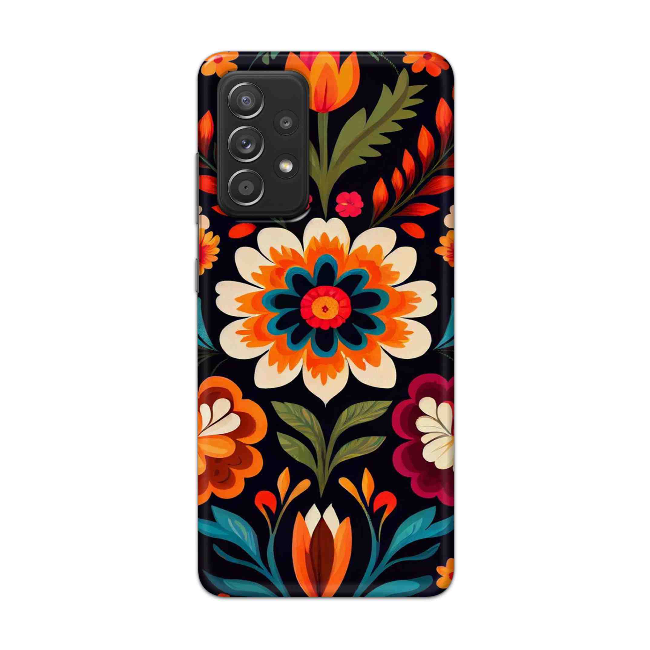 Buy Flower Hard Back Mobile Phone Case Cover For Samsung Galaxy A52 Online