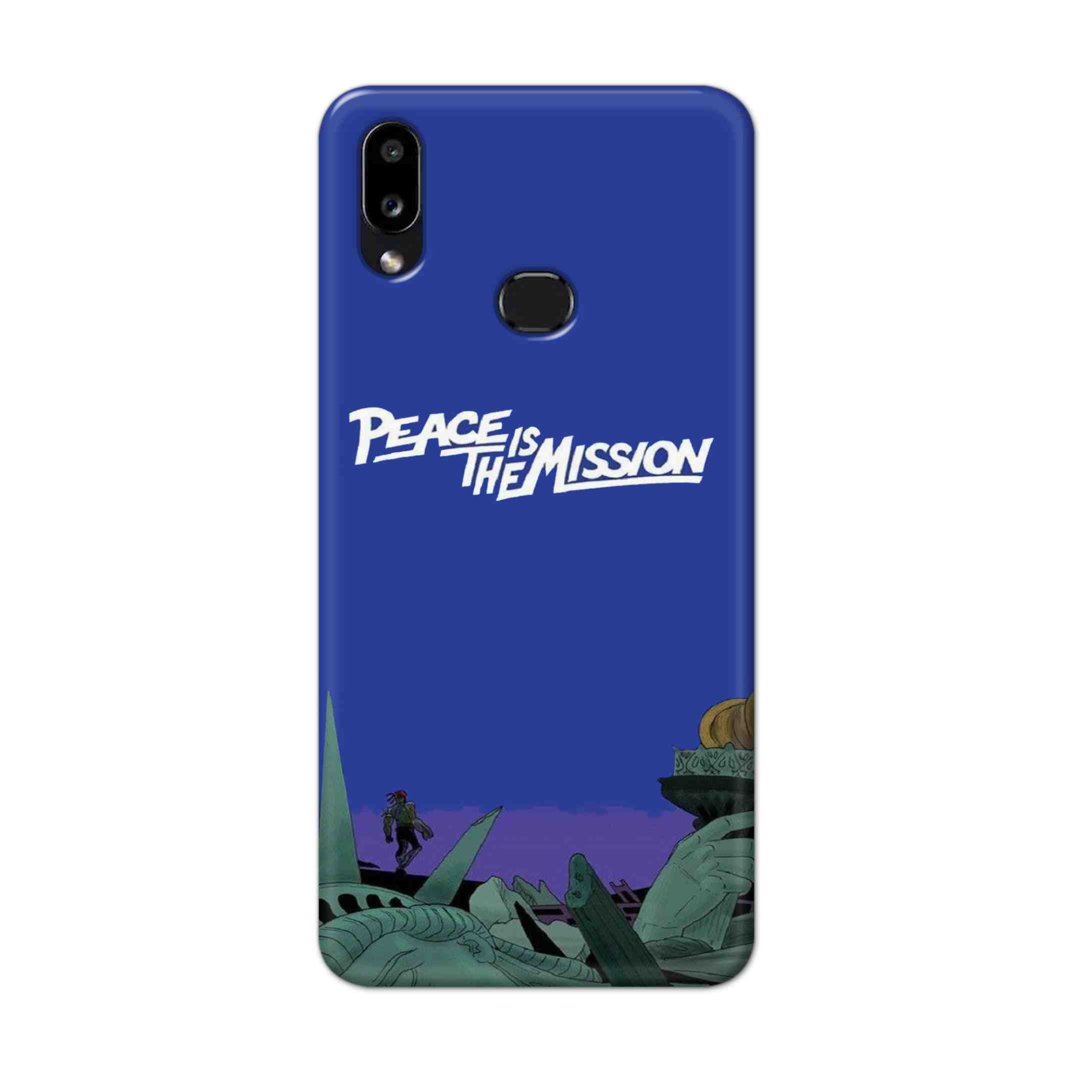 Buy Peace Is The Misson Hard Back Mobile Phone Case Cover For Samsung Galaxy M01s Online