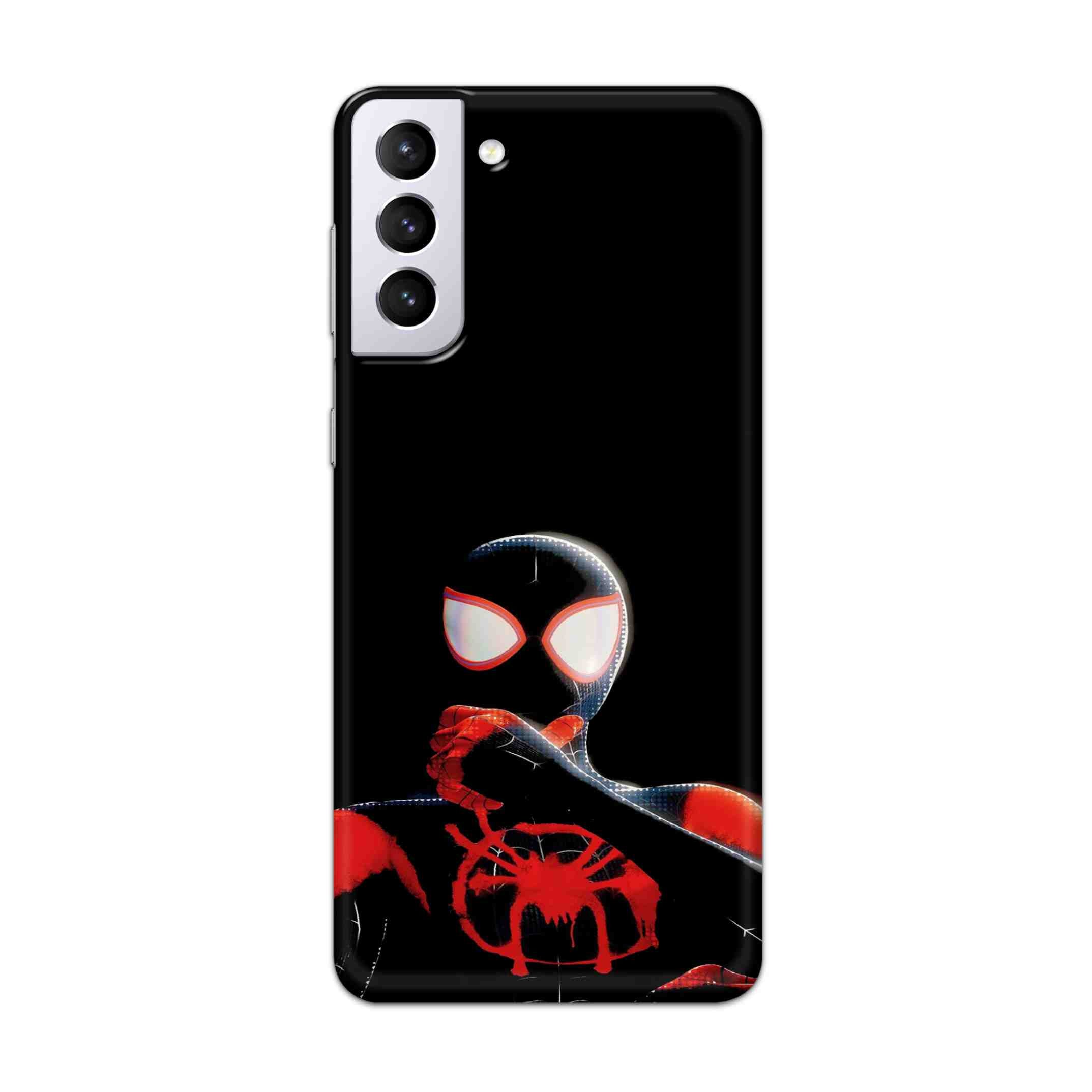Buy Black Spiderman Hard Back Mobile Phone Case Cover For Samsung Galaxy S21 Online