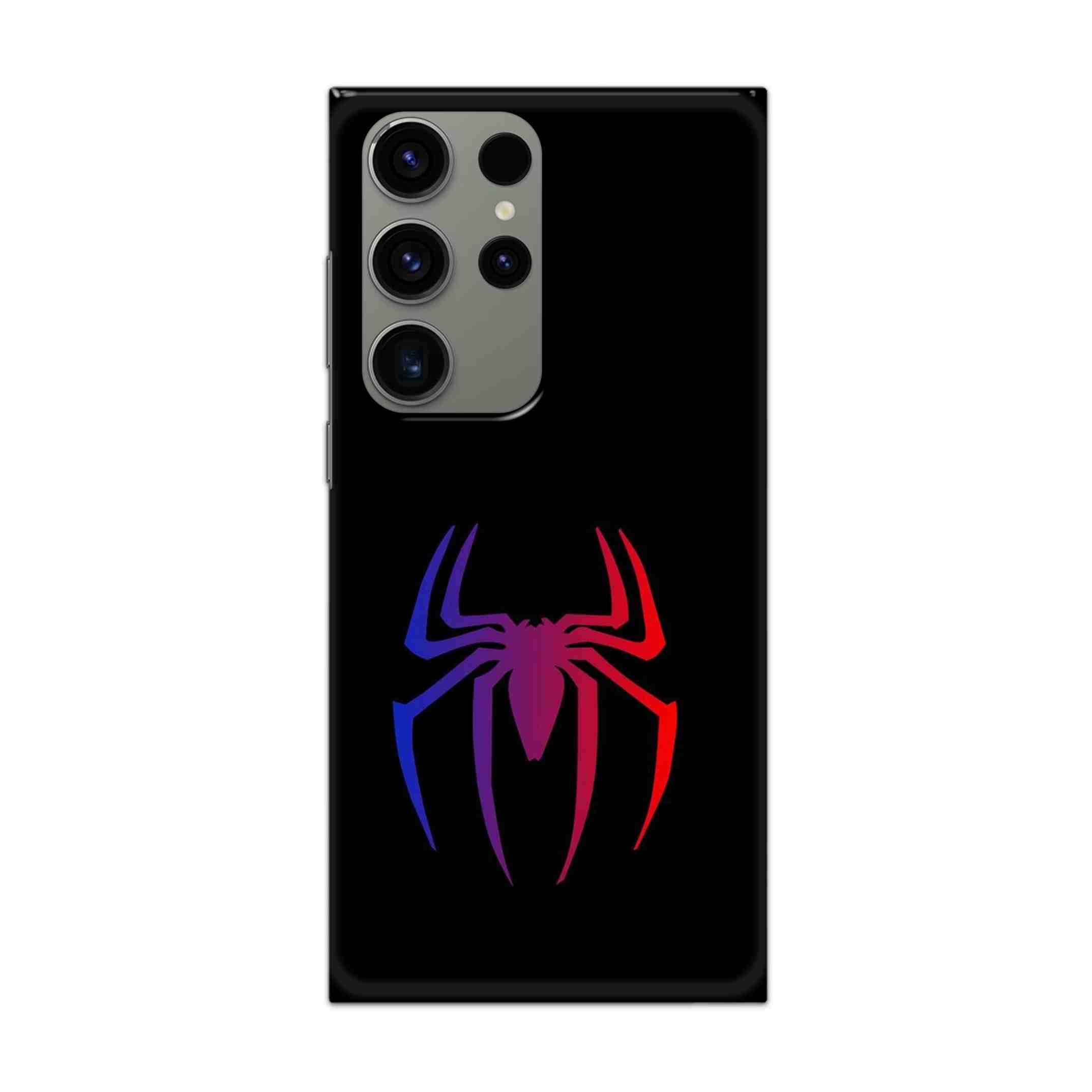 Buy Neon Spiderman Logo Hard Back Mobile Phone Case/Cover For Samsung Galaxy S24 Ultra Online