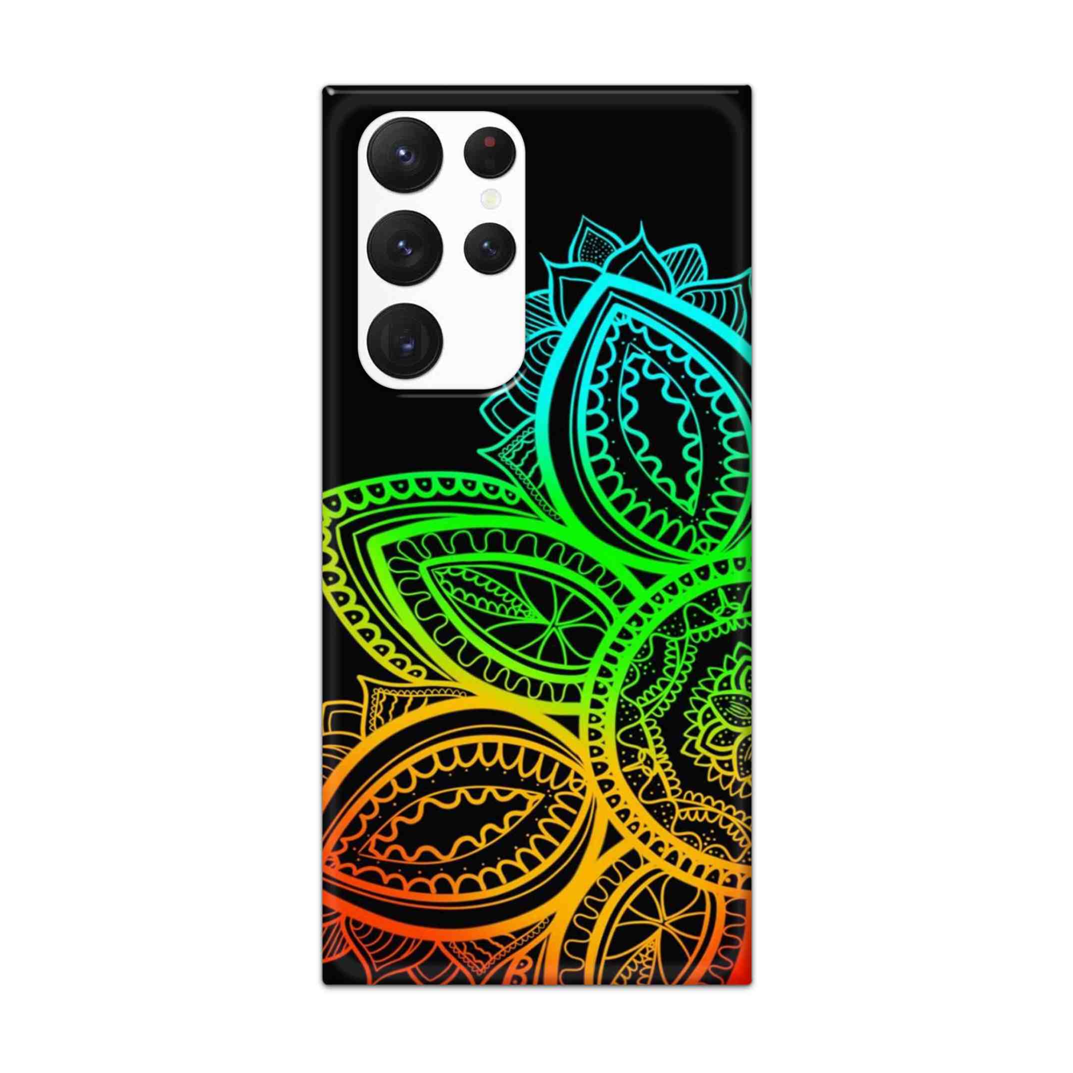 Buy Neon Mandala Hard Back Mobile Phone Case Cover For Samsung S22 Ultra  Online