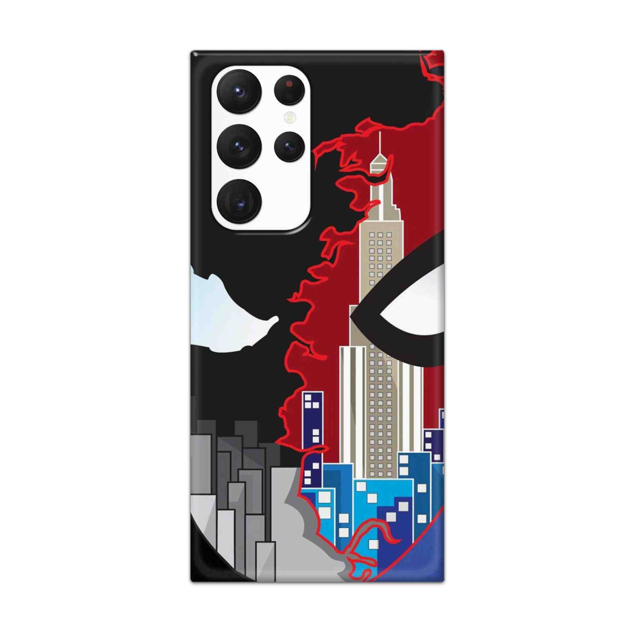 Buy Red And Black Spiderman Hard Back Mobile Phone Case Cover For Samsung S22 Ultra  Online