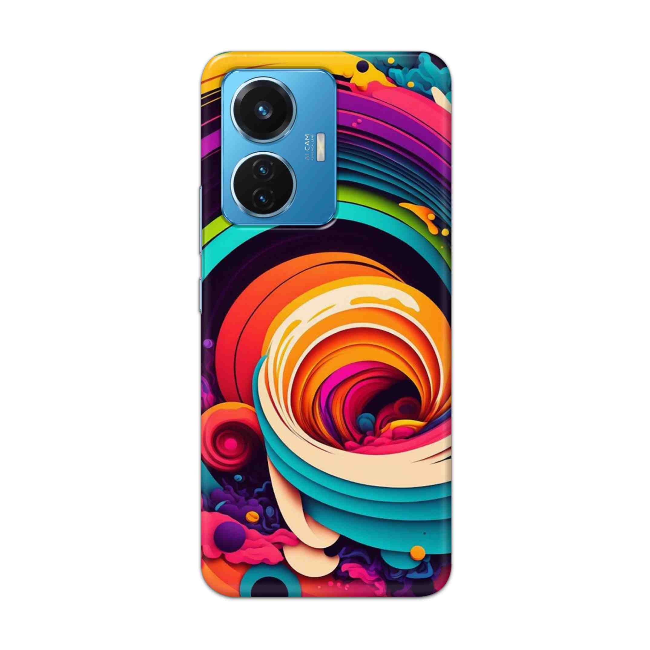 Buy Colour Circle Hard Back Mobile Phone Case Cover For Vivo T1 44W Online