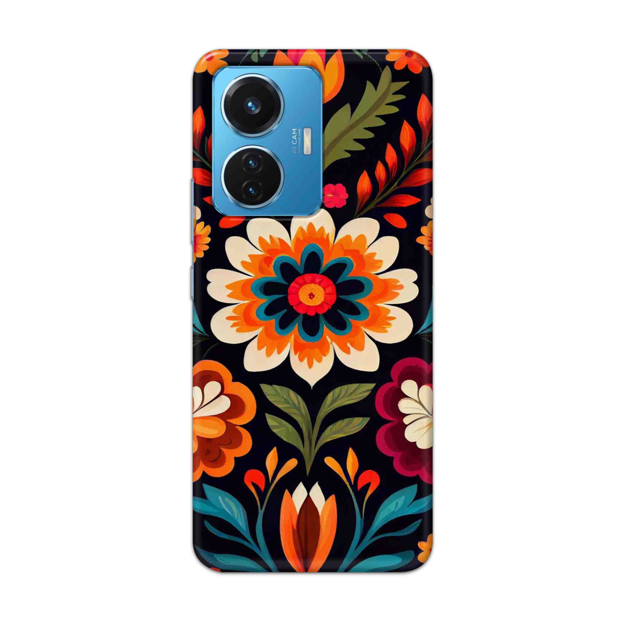 Buy Flower Hard Back Mobile Phone Case Cover For Vivo T1 44W Online