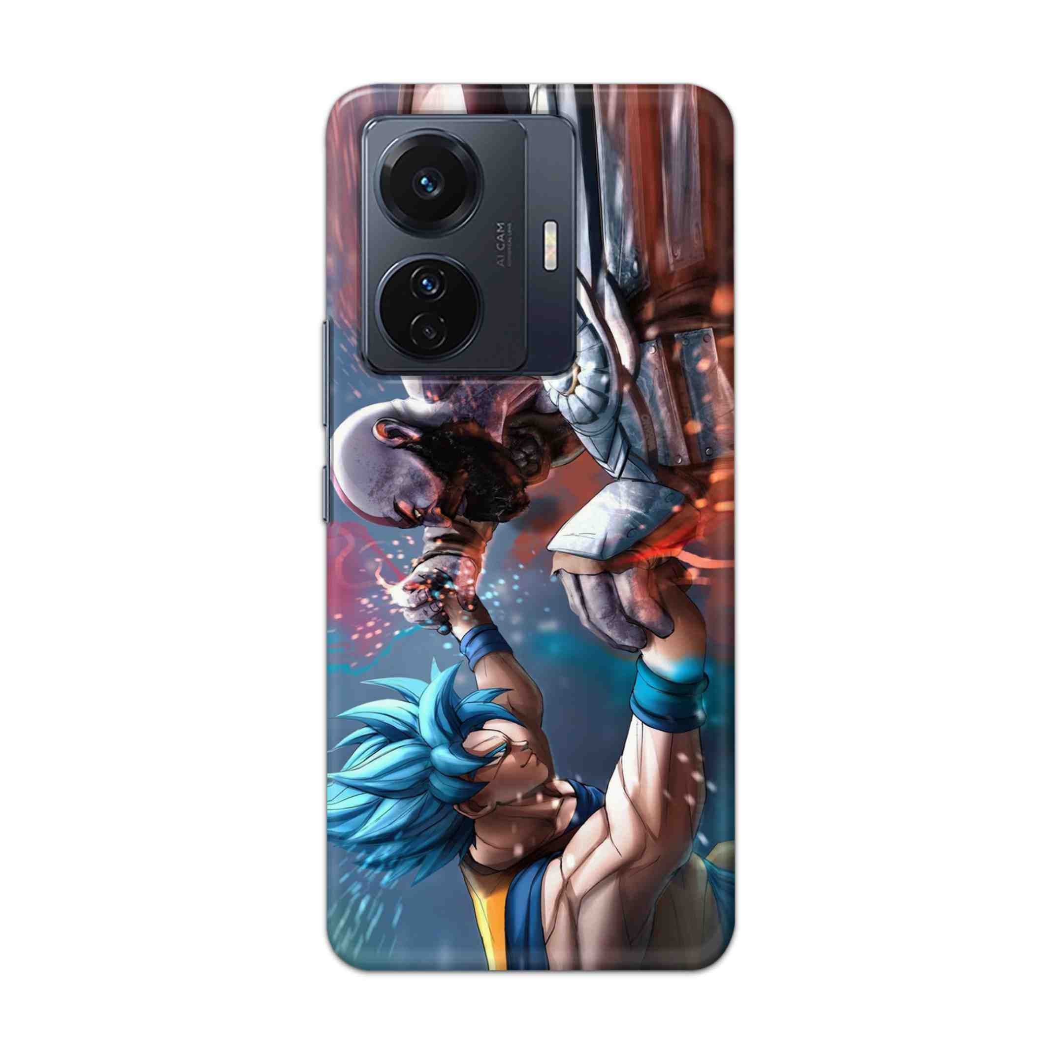 Buy Goku Vs Kratos Hard Back Mobile Phone Case Cover For Vivo T1 Pro 5G Online