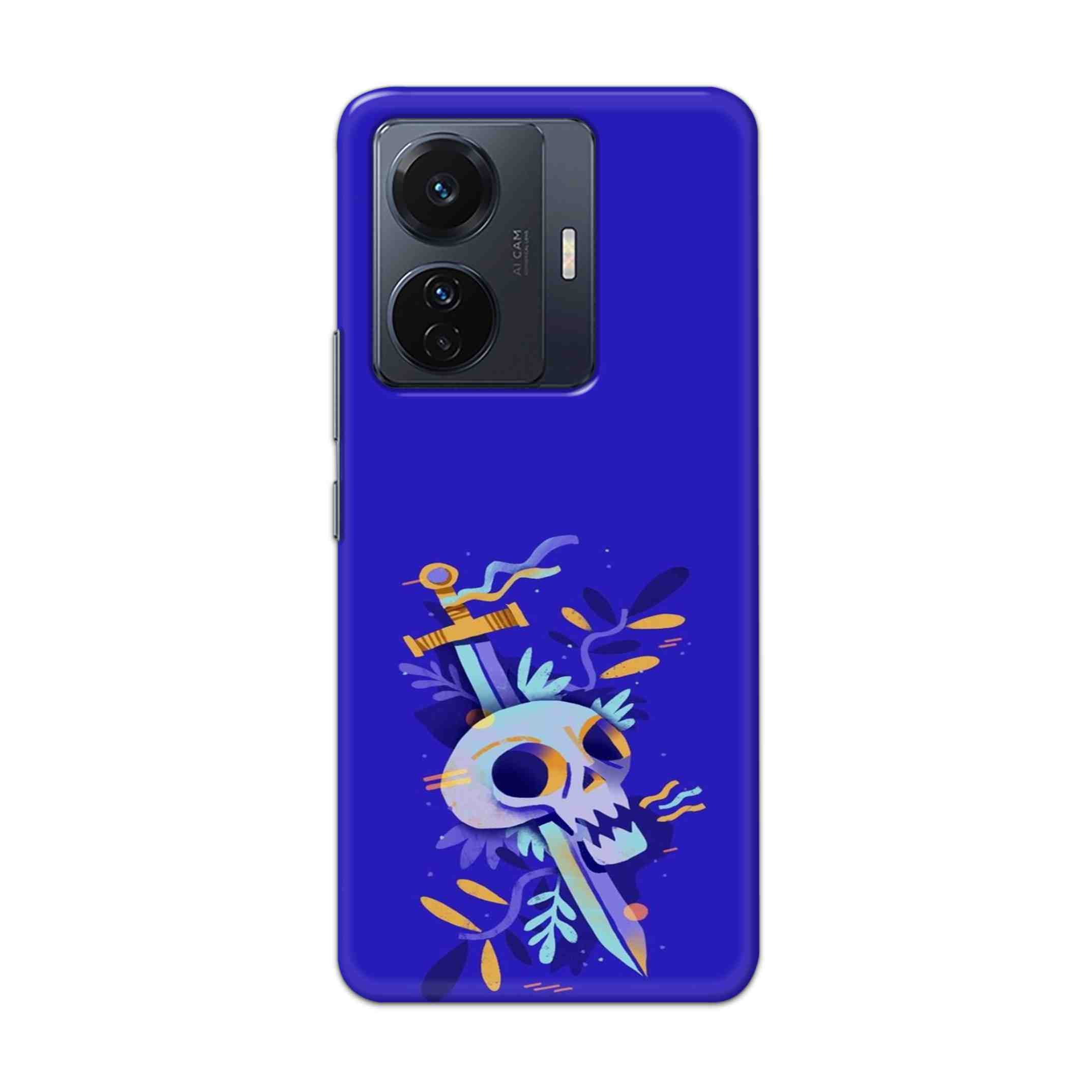 Buy Blue Skull Hard Back Mobile Phone Case Cover For Vivo T1 Pro 5G Online