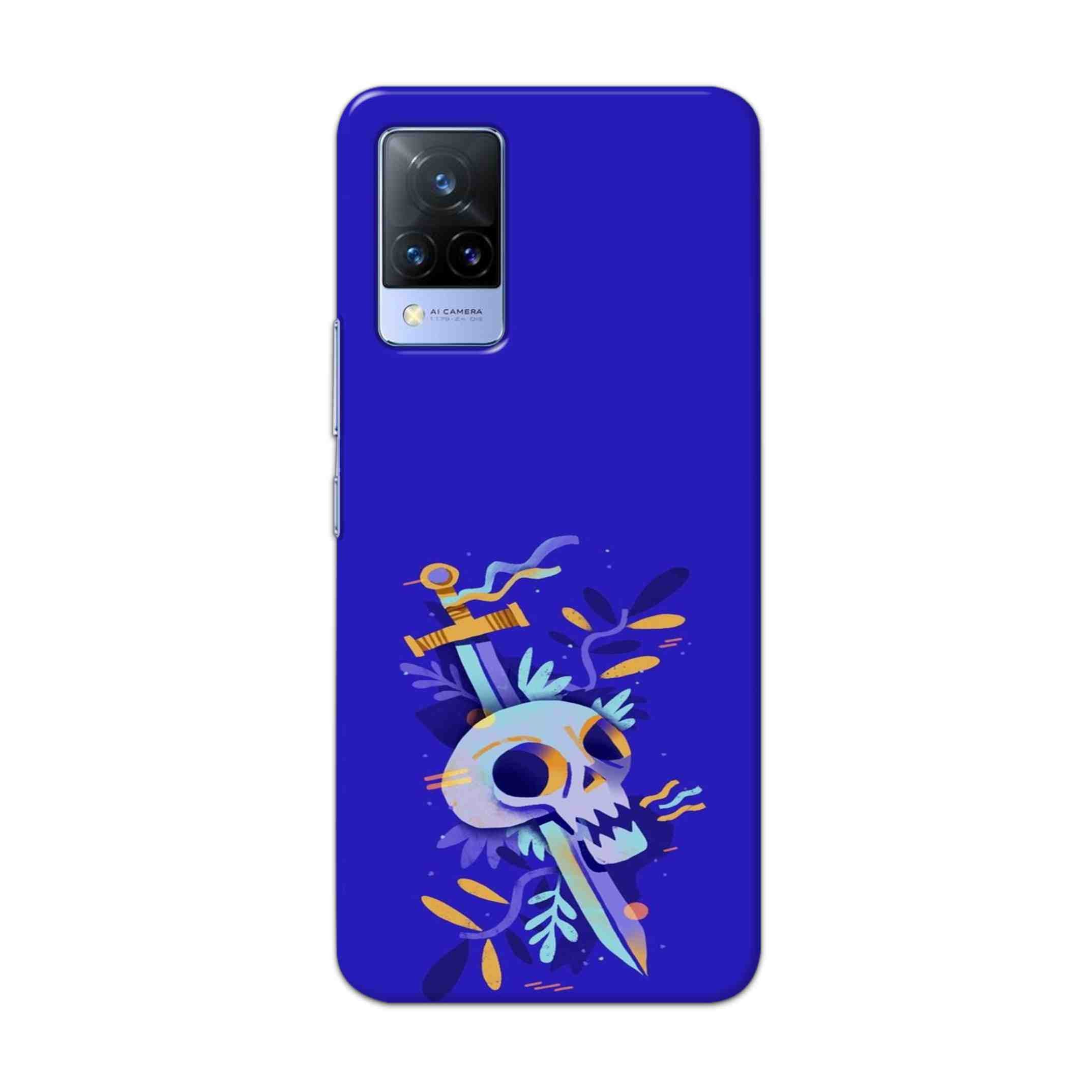 Buy Blue Skull Hard Back Mobile Phone Case Cover For Vivo V21 Online