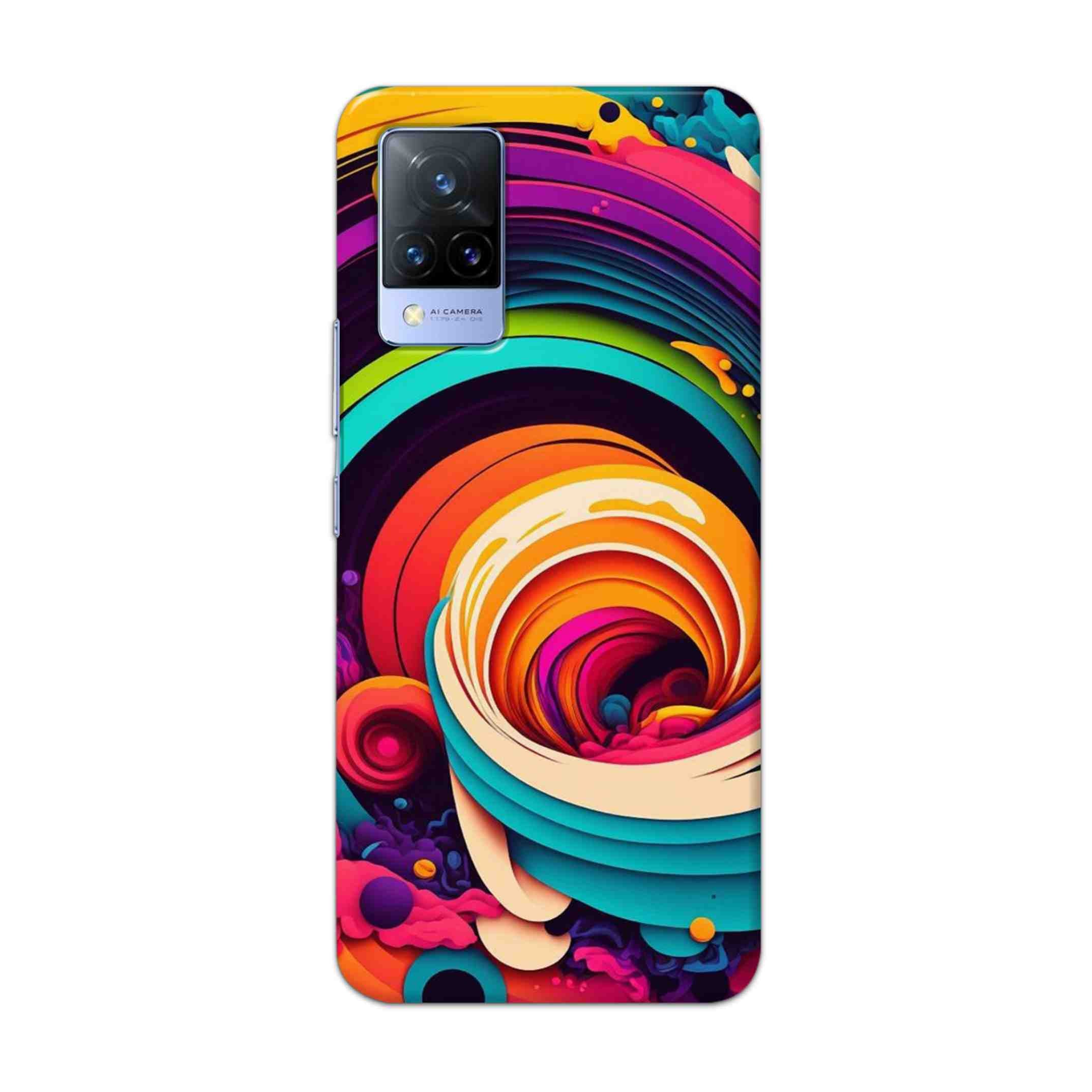 Buy Colour Circle Hard Back Mobile Phone Case Cover For Vivo V21 Online