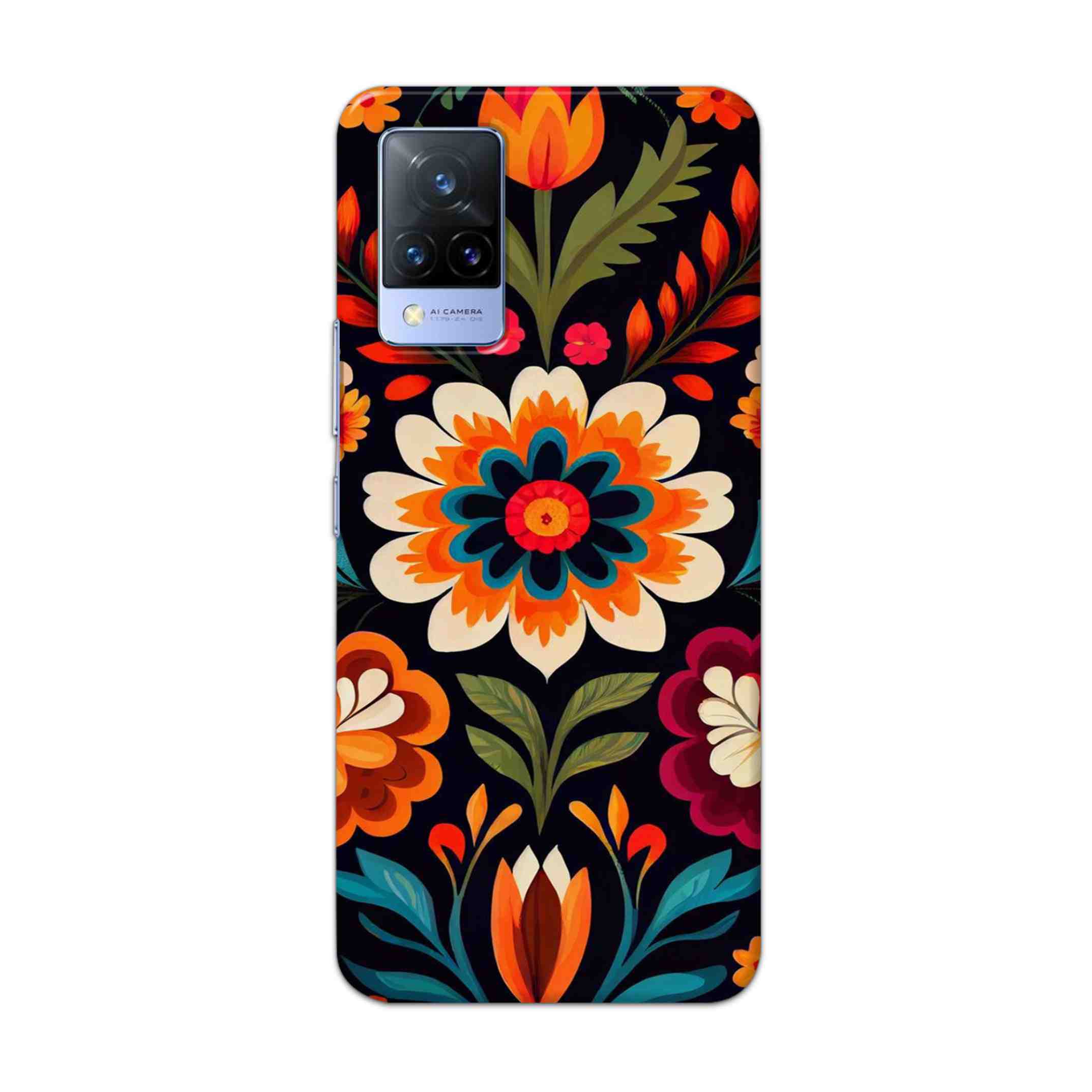 Buy Flower Hard Back Mobile Phone Case Cover For Vivo V21 Online