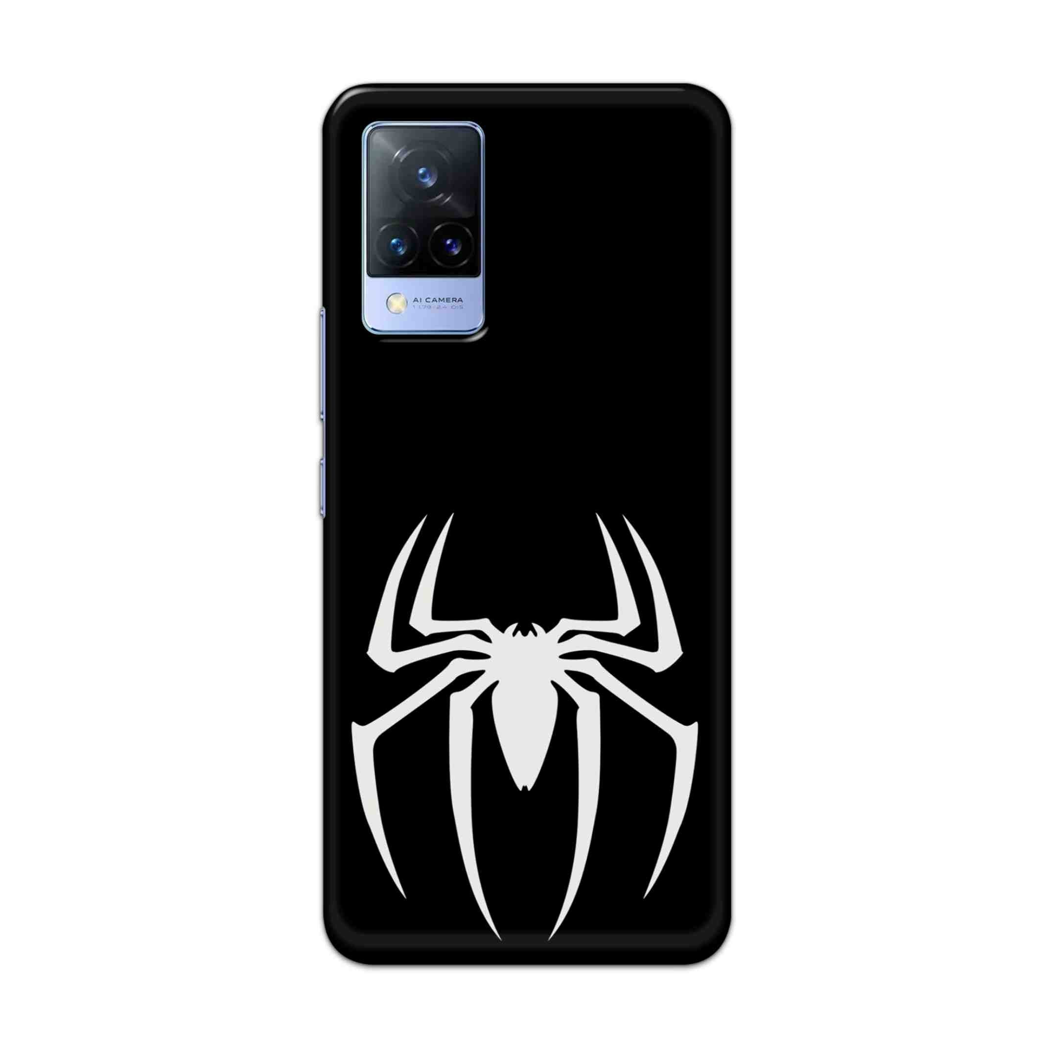 Buy Black Spiderman Logo Hard Back Mobile Phone Case Cover For Vivo V21e Online